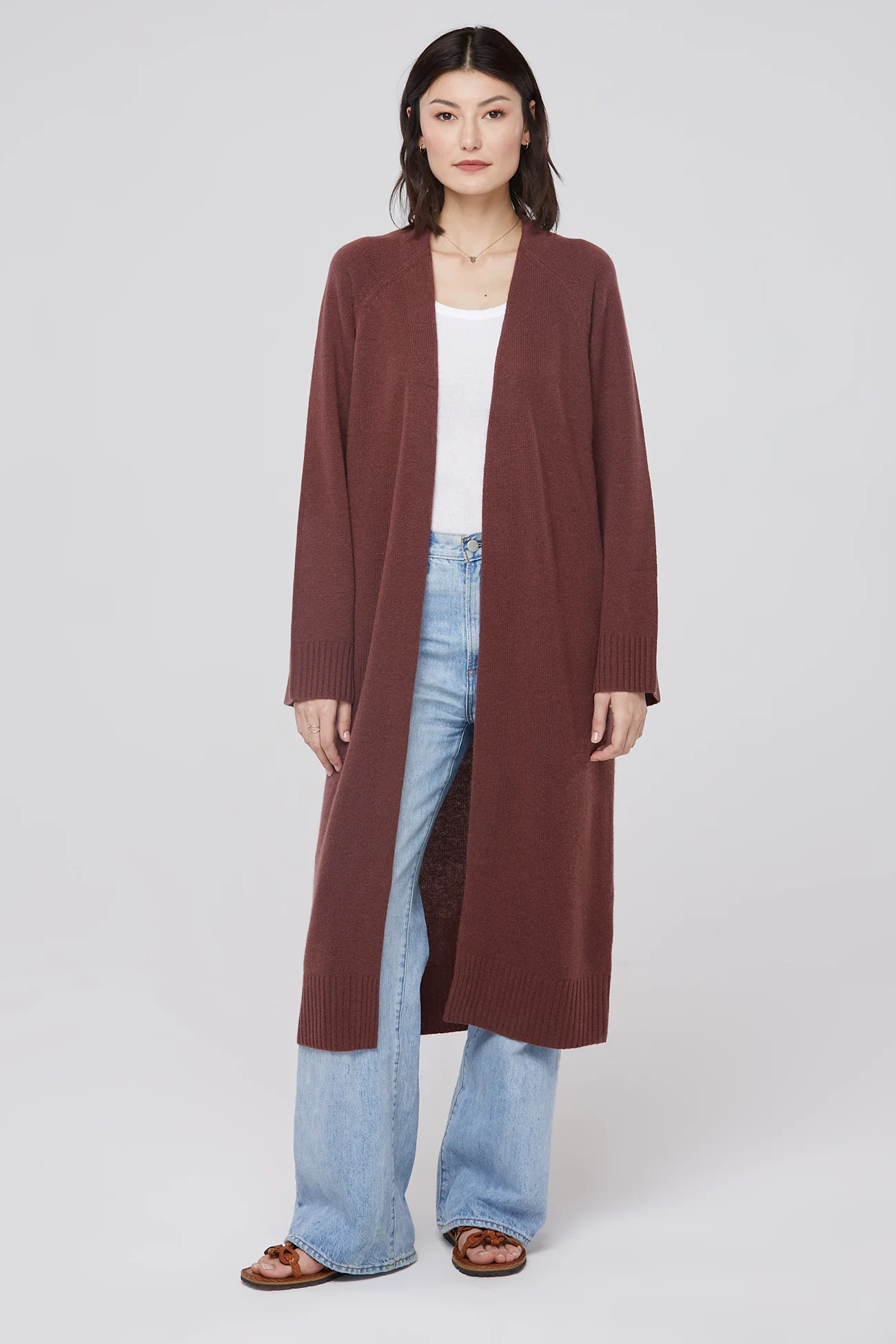MAKENA LONGLINE CASHMERE CARDIGAN - Image 19
