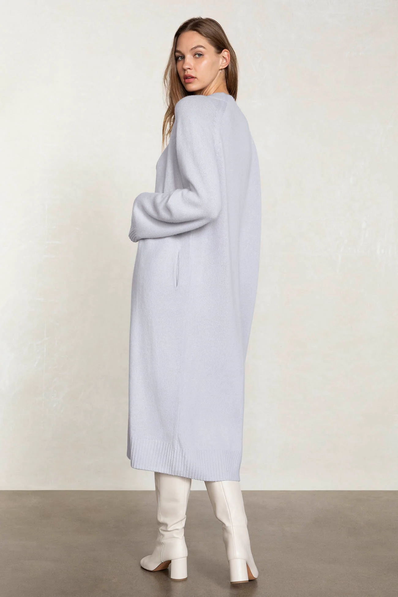 MAKENA LONGLINE CASHMERE CARDIGAN - Image 32