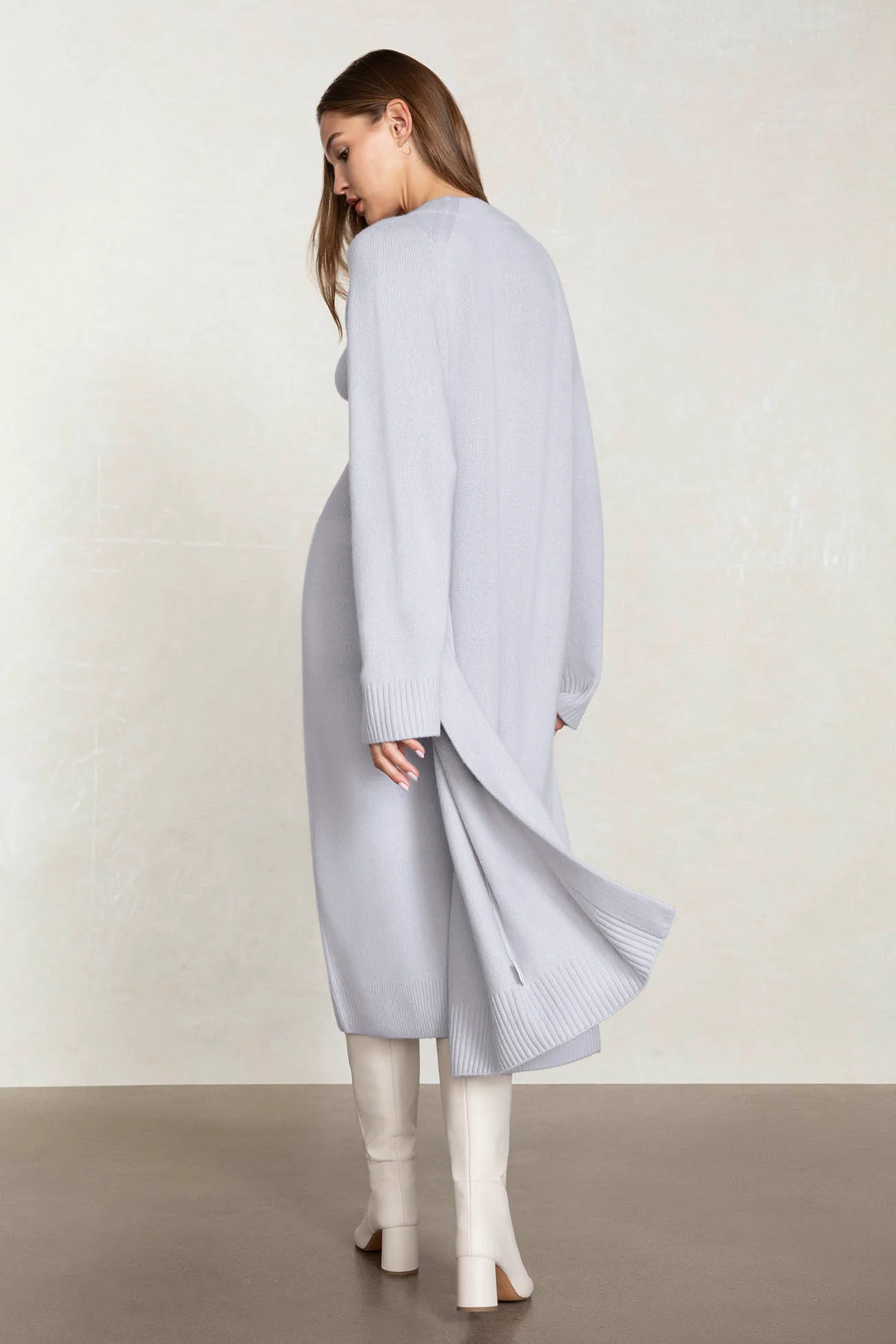 MAKENA LONGLINE CASHMERE CARDIGAN - Image 33