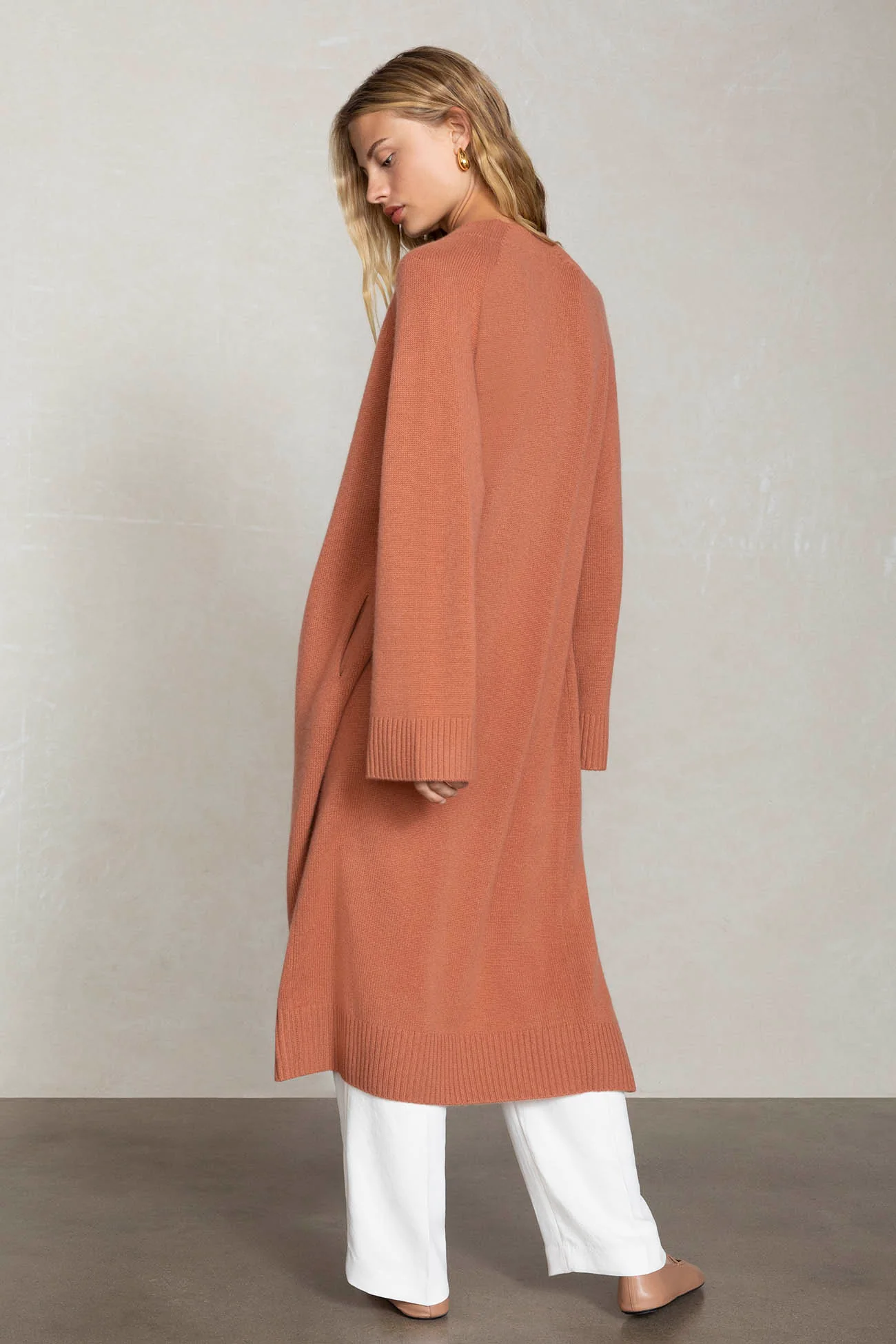 MAKENA LONGLINE CASHMERE CARDIGAN - Image 38