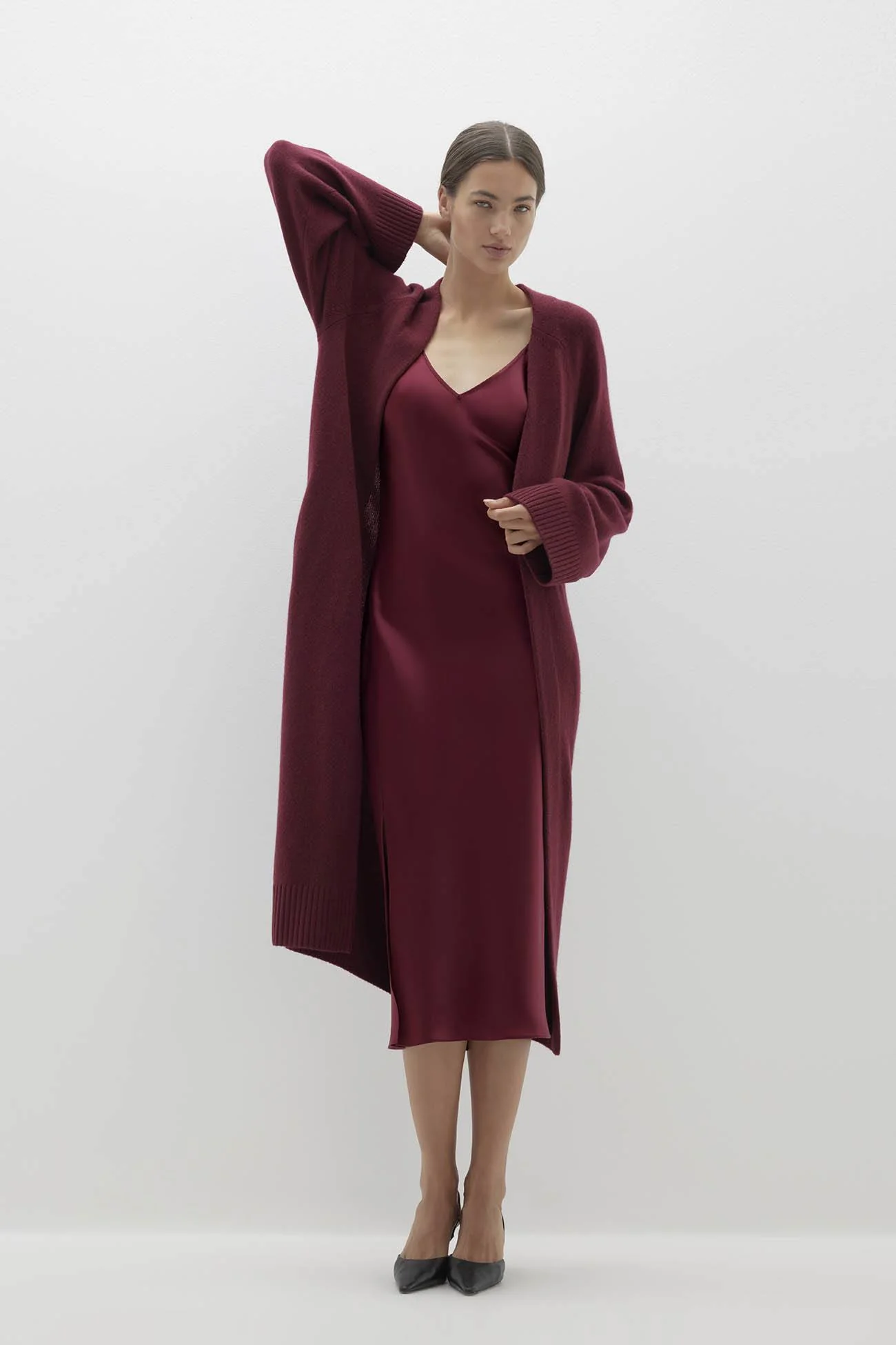 MAKENA LONGLINE CASHMERE CARDIGAN - Image 57