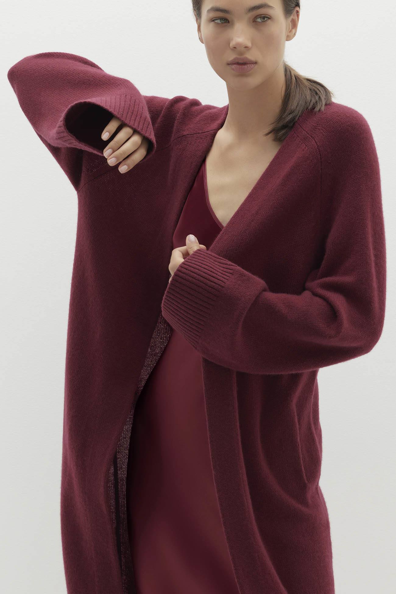 MAKENA LONGLINE CASHMERE CARDIGAN - Image 60