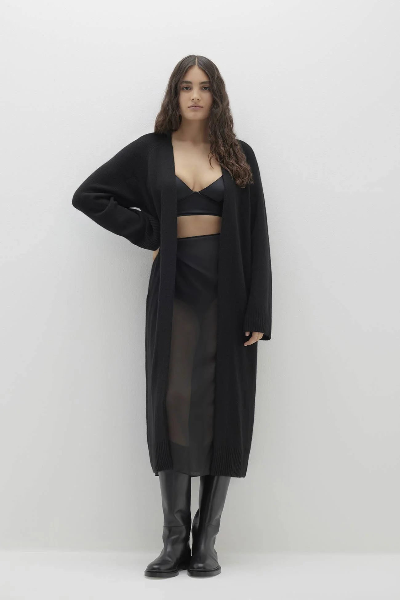 MAKENA LONGLINE CASHMERE CARDIGAN - Image 64