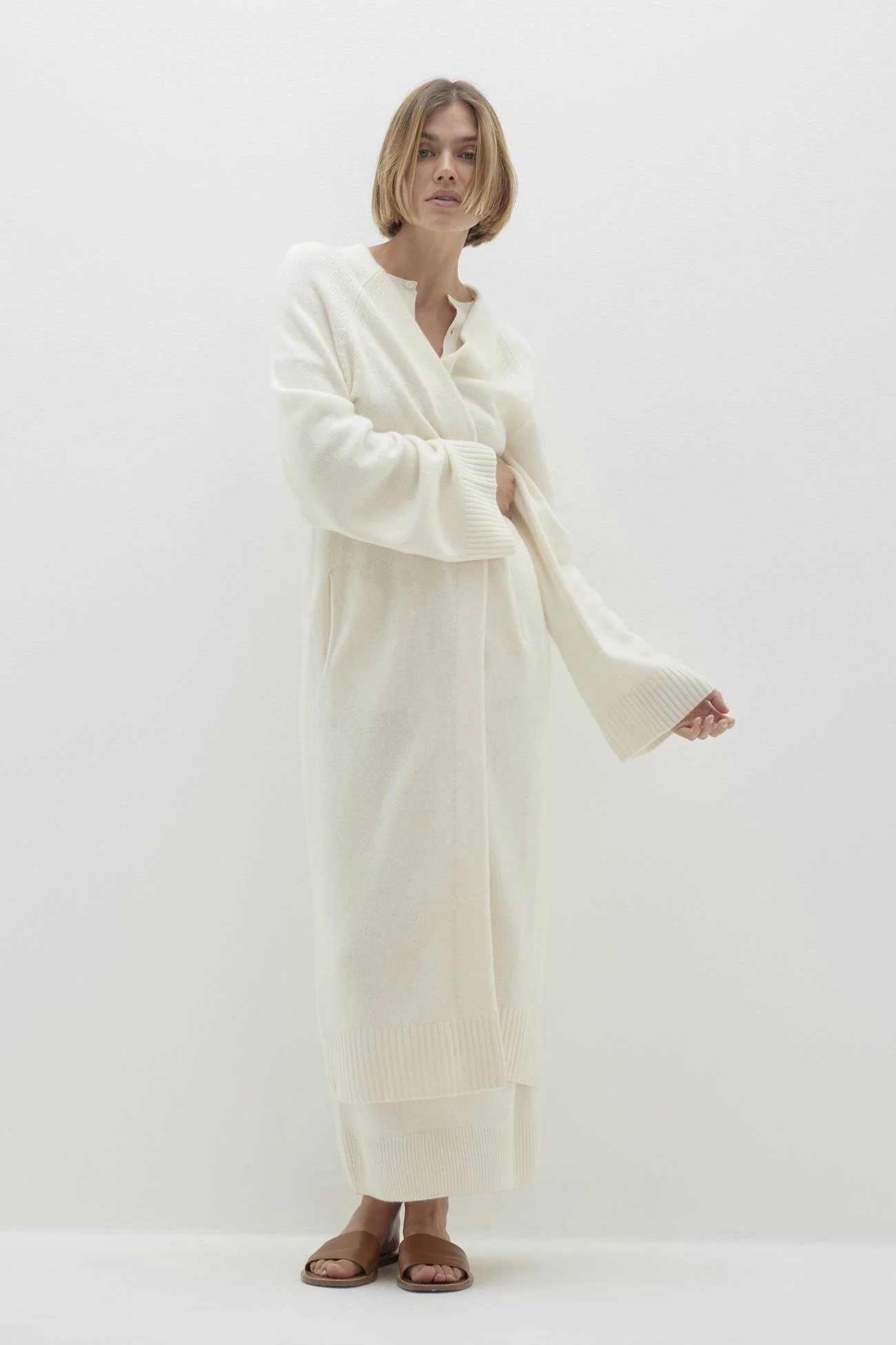 MAKENA LONGLINE CASHMERE CARDIGAN - Image 70