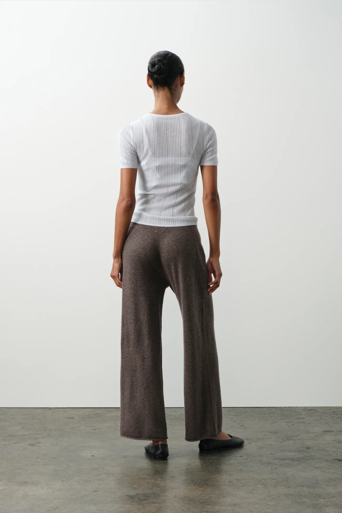 MARINA CROPPED CASHMERE PANT - Image 3