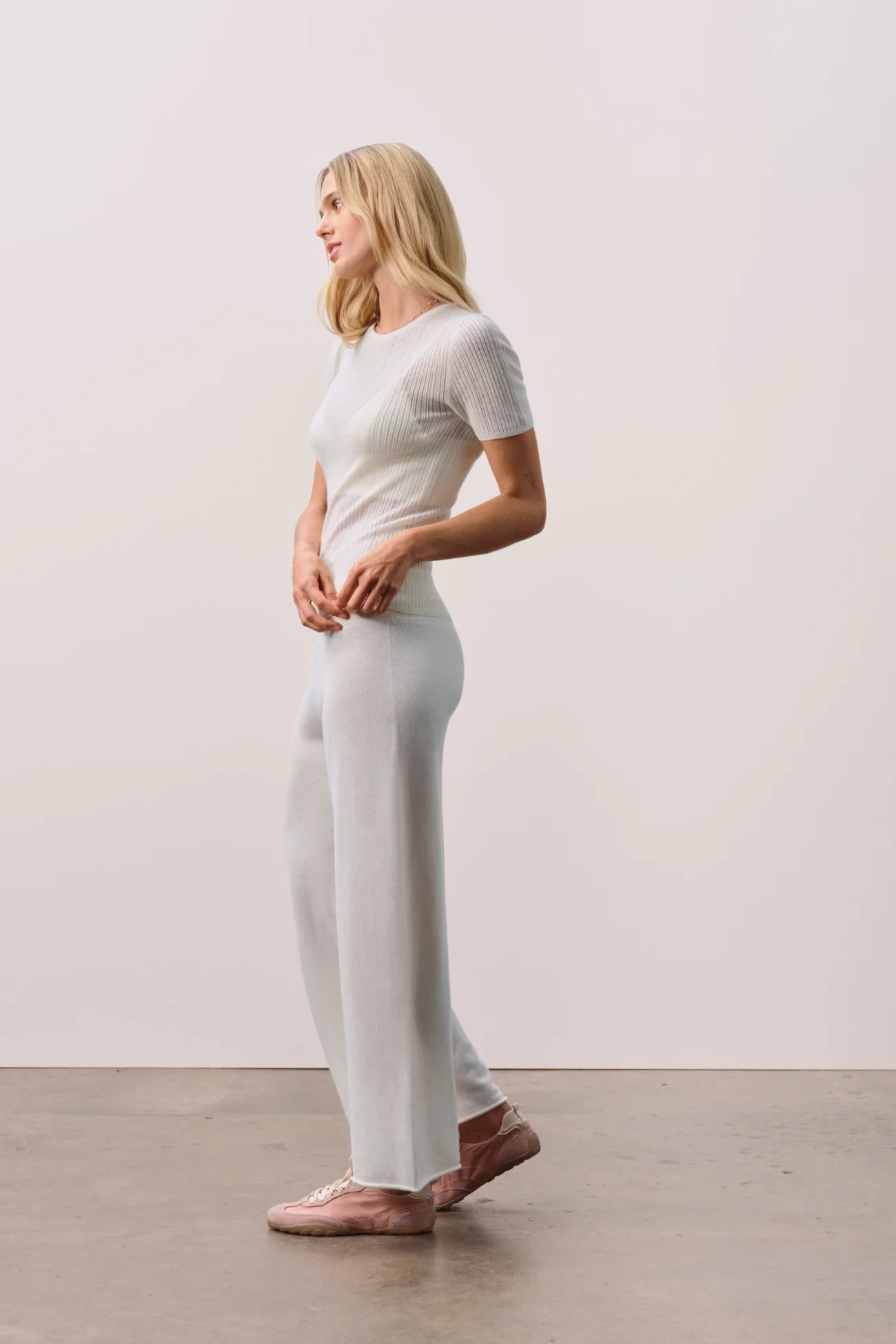 MARINA CROPPED CASHMERE PANT - Image 6