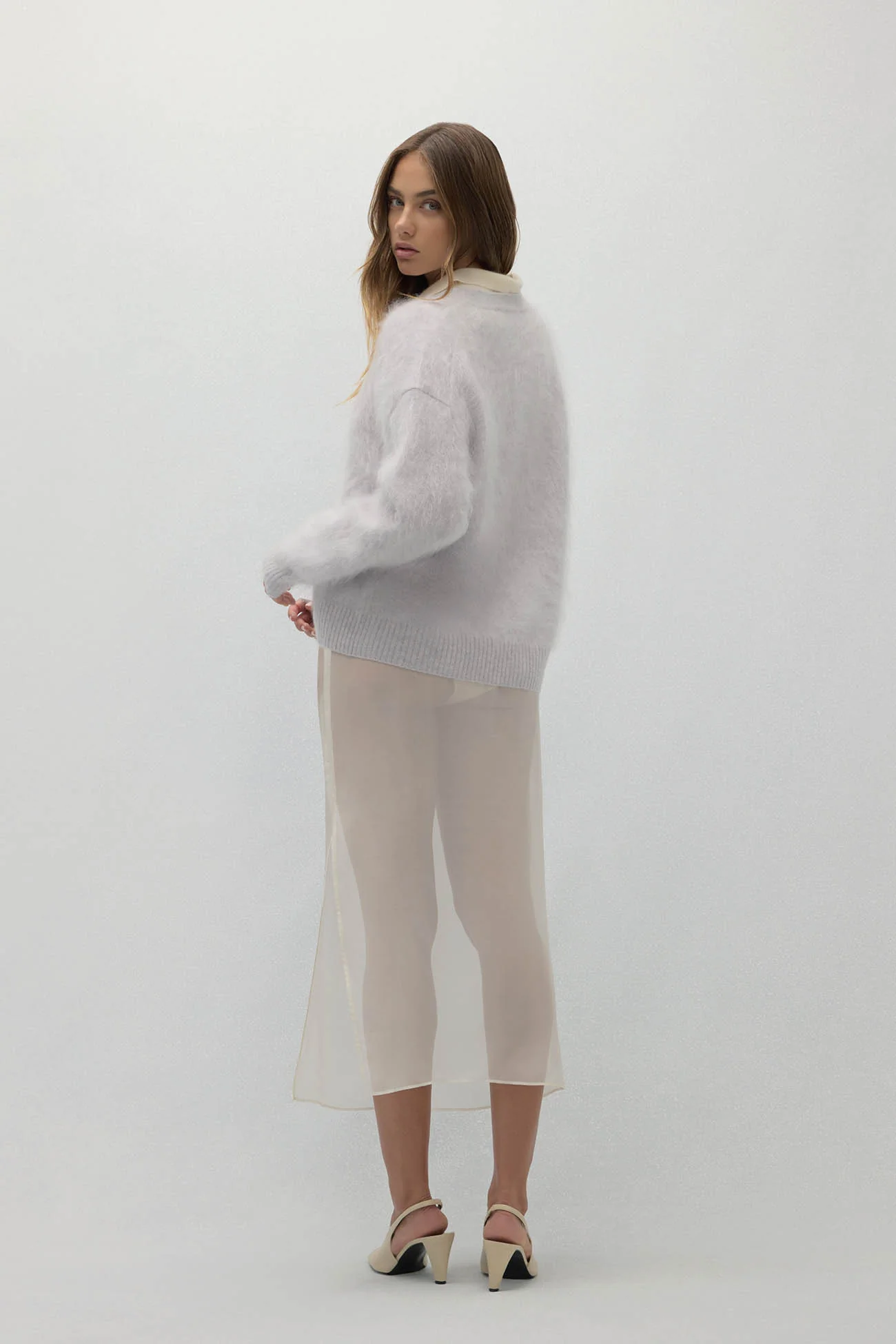 MICHAELA BRUSHED CASHMERE CARDIGAN - Image 15