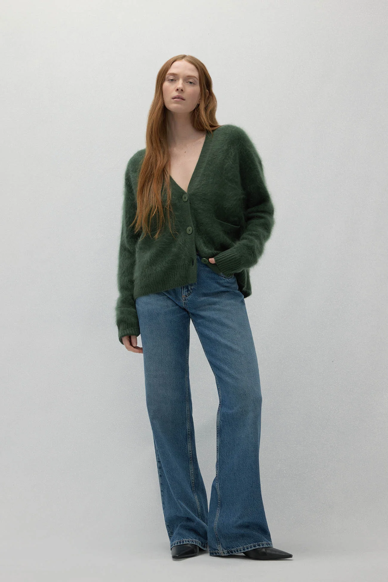 MICHAELA BRUSHED CASHMERE CARDIGAN - Image 39