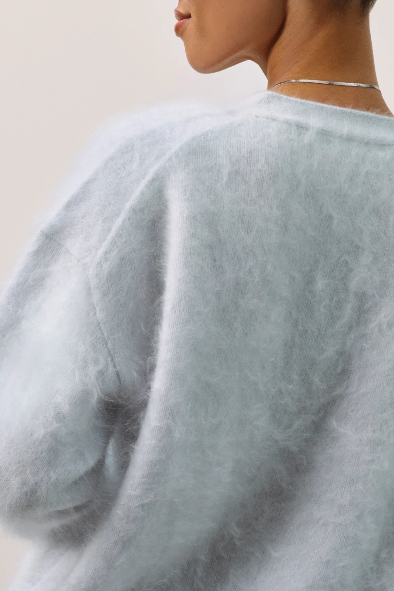 MICHAELA BRUSHED CASHMERE CARDIGAN - Image 4