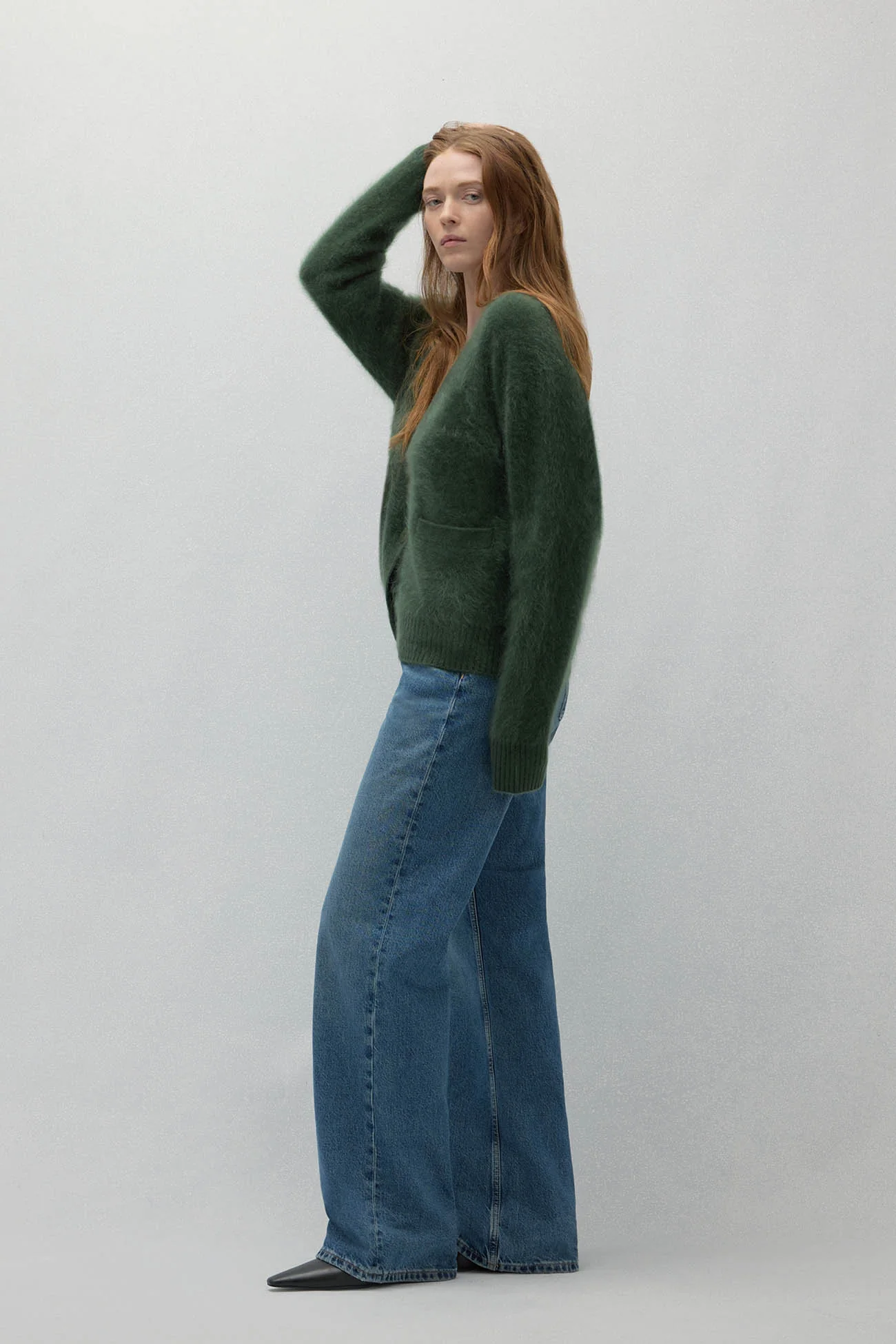 MICHAELA BRUSHED CASHMERE CARDIGAN - Image 41