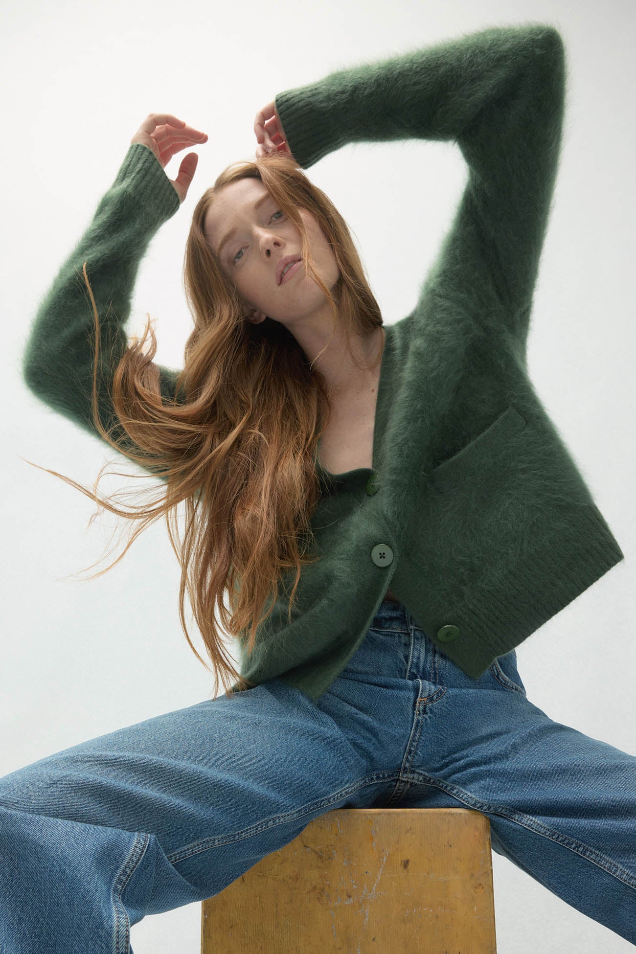 MICHAELA BRUSHED CASHMERE CARDIGAN - Image 43