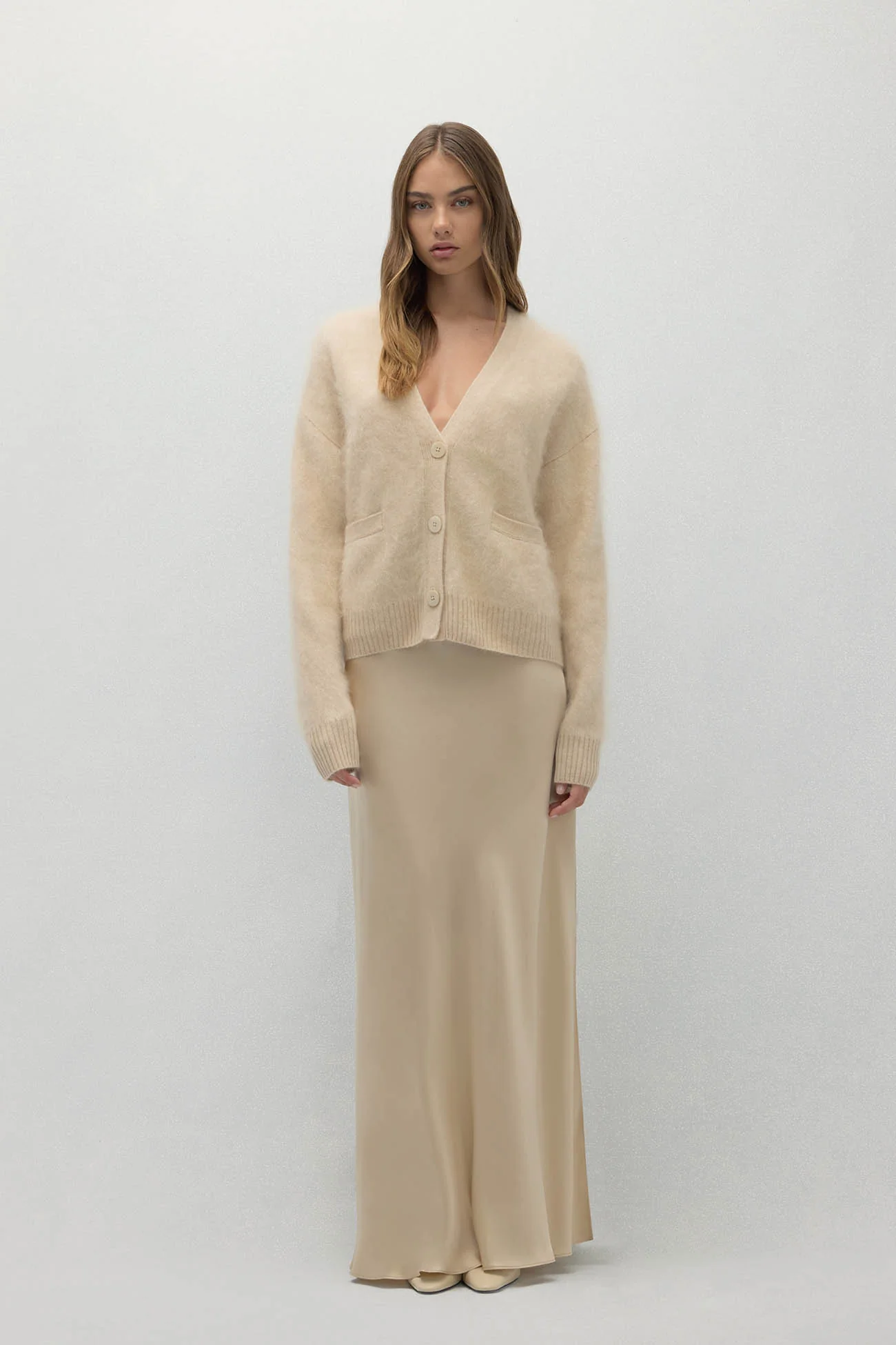 MICHAELA BRUSHED CASHMERE CARDIGAN - Image 7