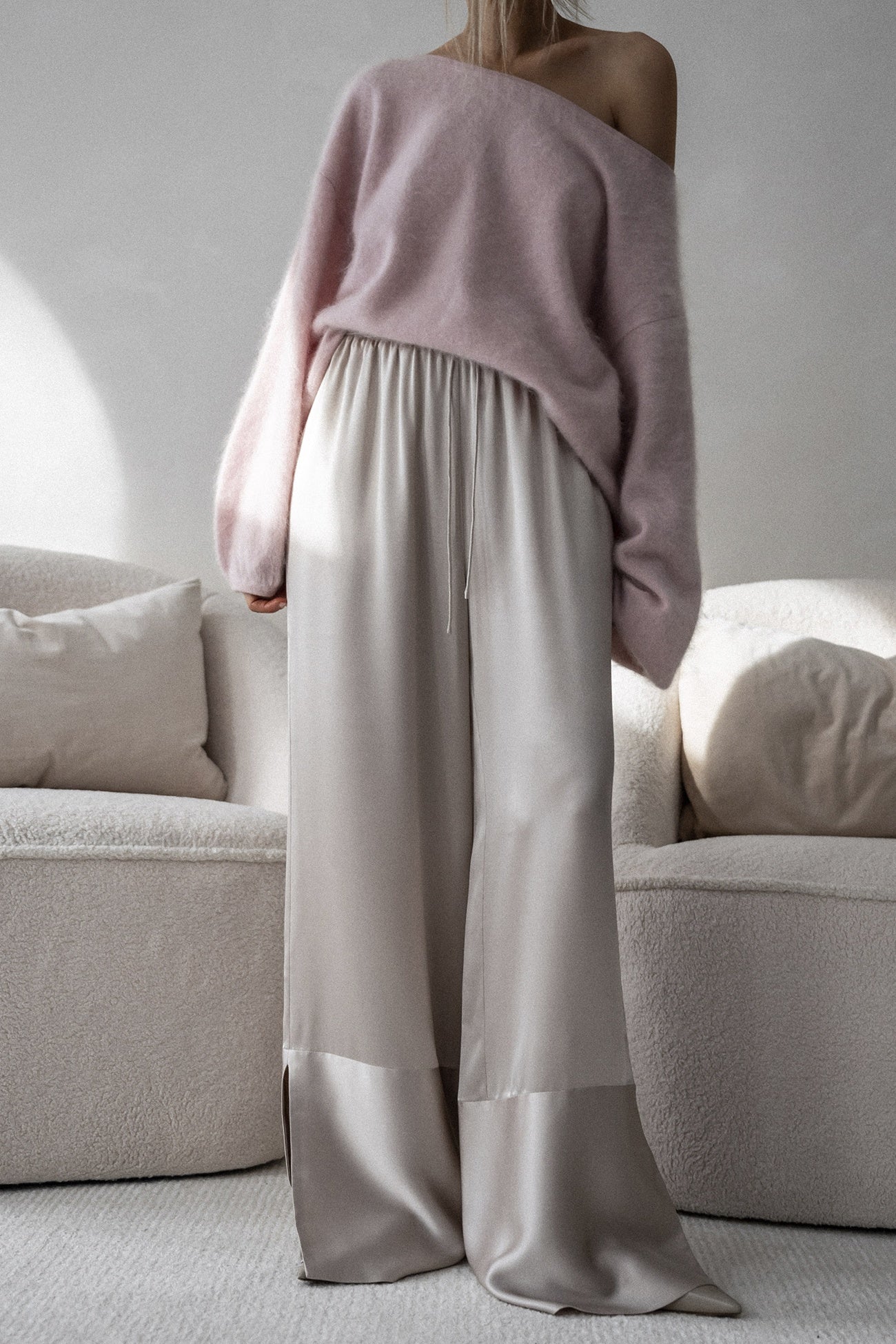 MOLLY SILK WIDE-LEG PANT - Image 8