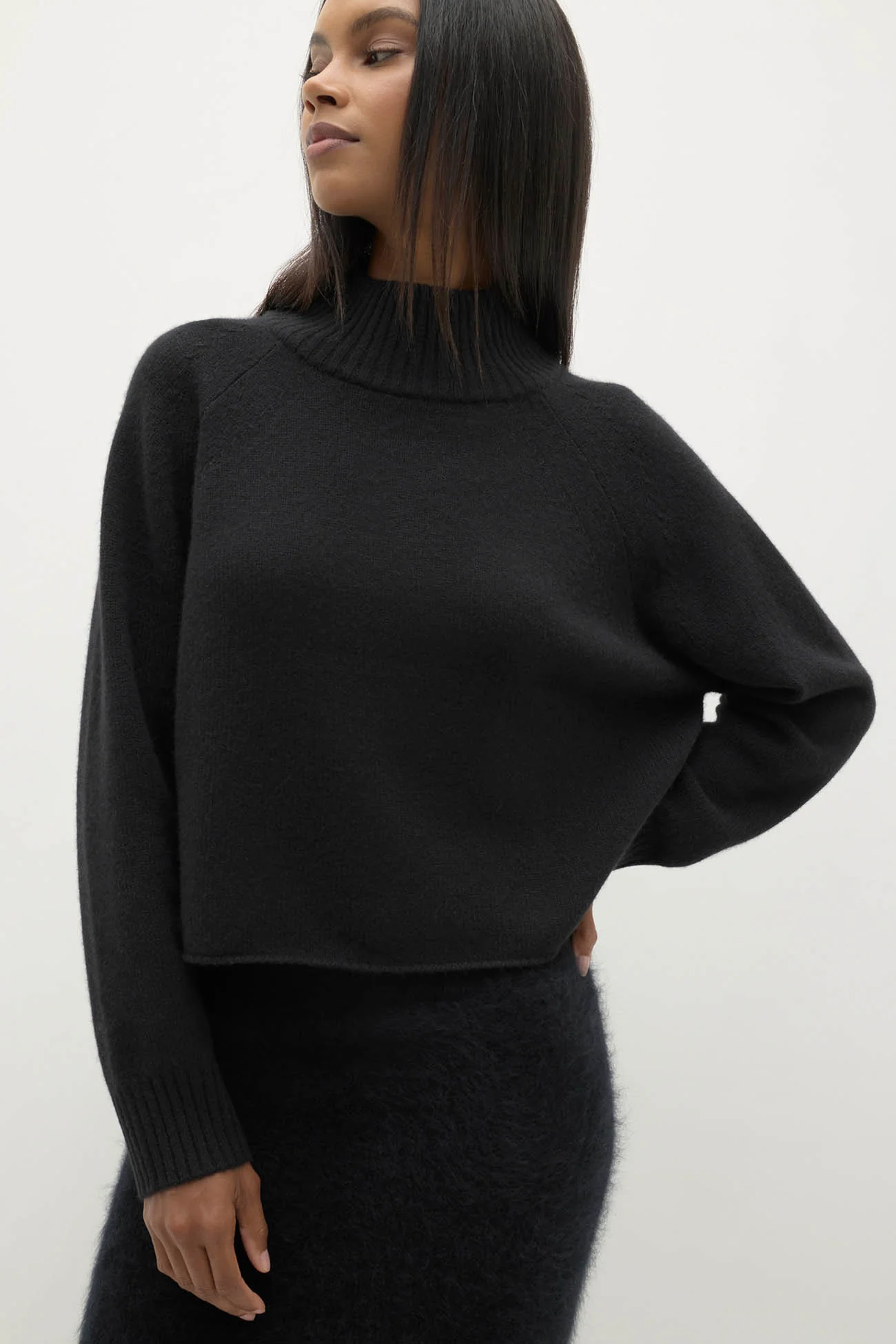 NOEMI CASHMERE MOCK NECK - Image 5