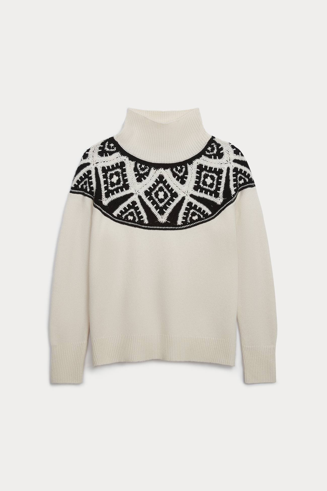 OONA CASHMERE BLEND TURTLENECK SWEATER - Image 8