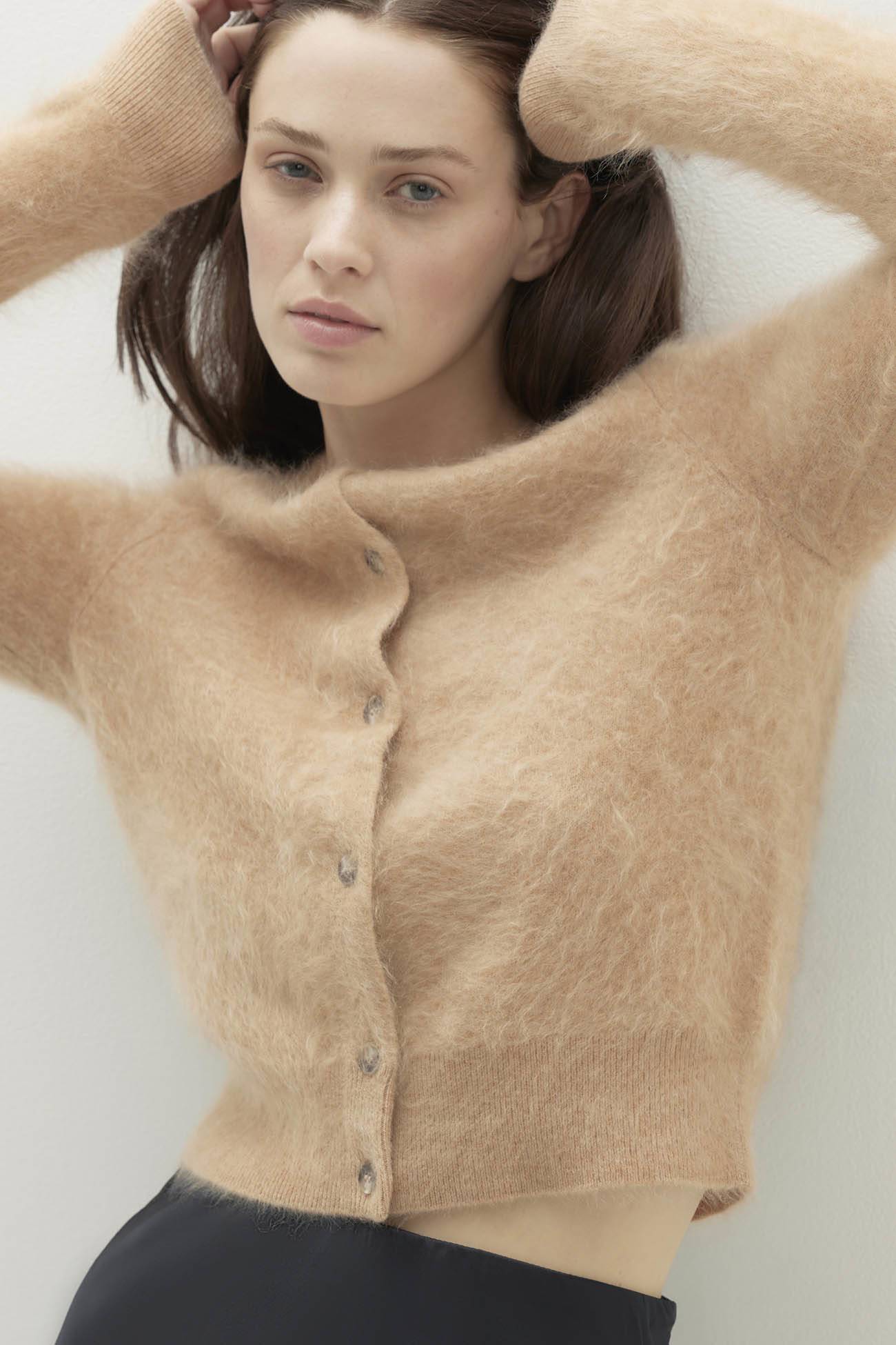 PALOMA BRUSHED CASHMERE CARDIGAN - Image 16