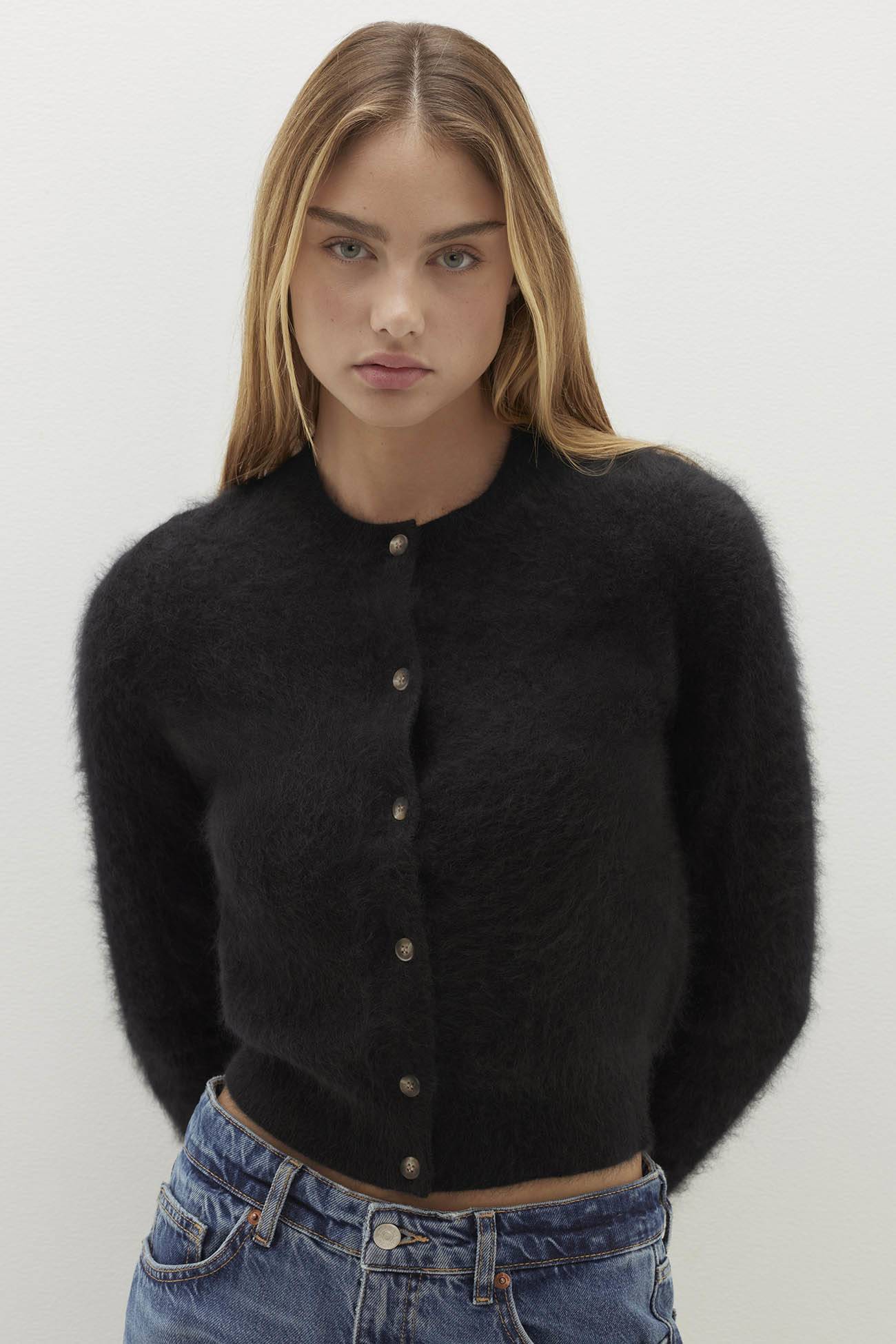 PALOMA BRUSHED CASHMERE CARDIGAN - Image 9