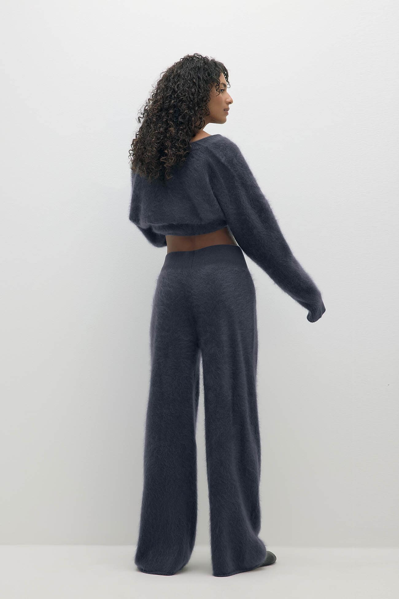 PHILIPA BRUSHED CASHMERE WIDE-LEG PANT - Image 10