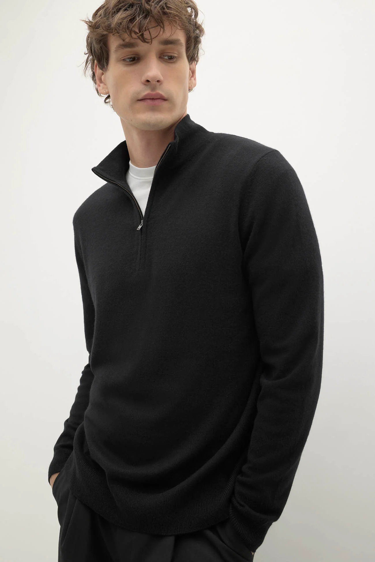 PHILLIP QUARTER-ZIP CASHMERE SWEATER - Image 21