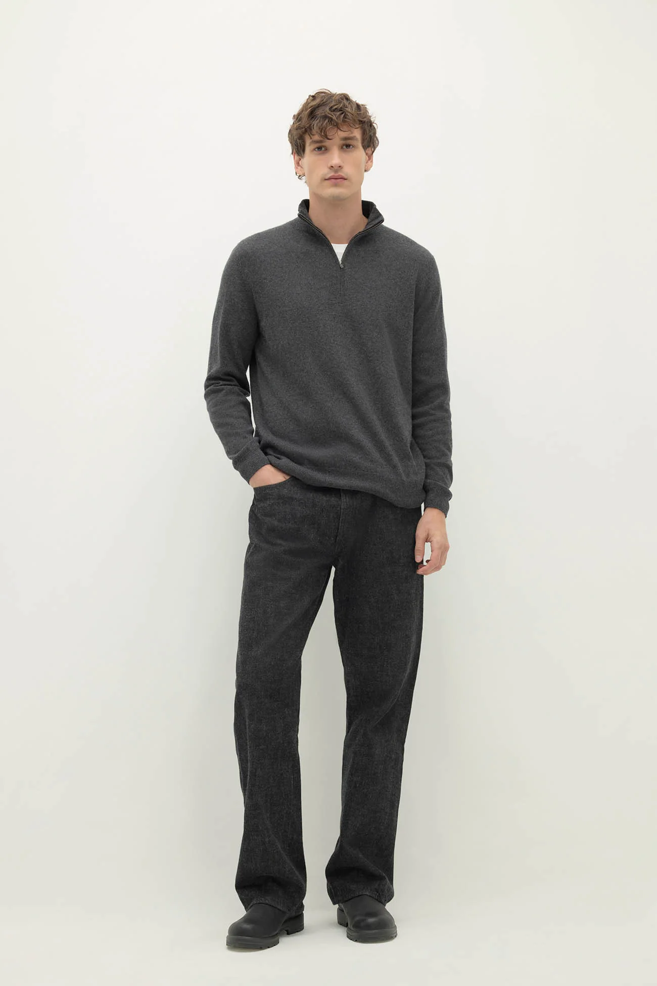 PHILLIP QUARTER-ZIP CASHMERE SWEATER - Image 26