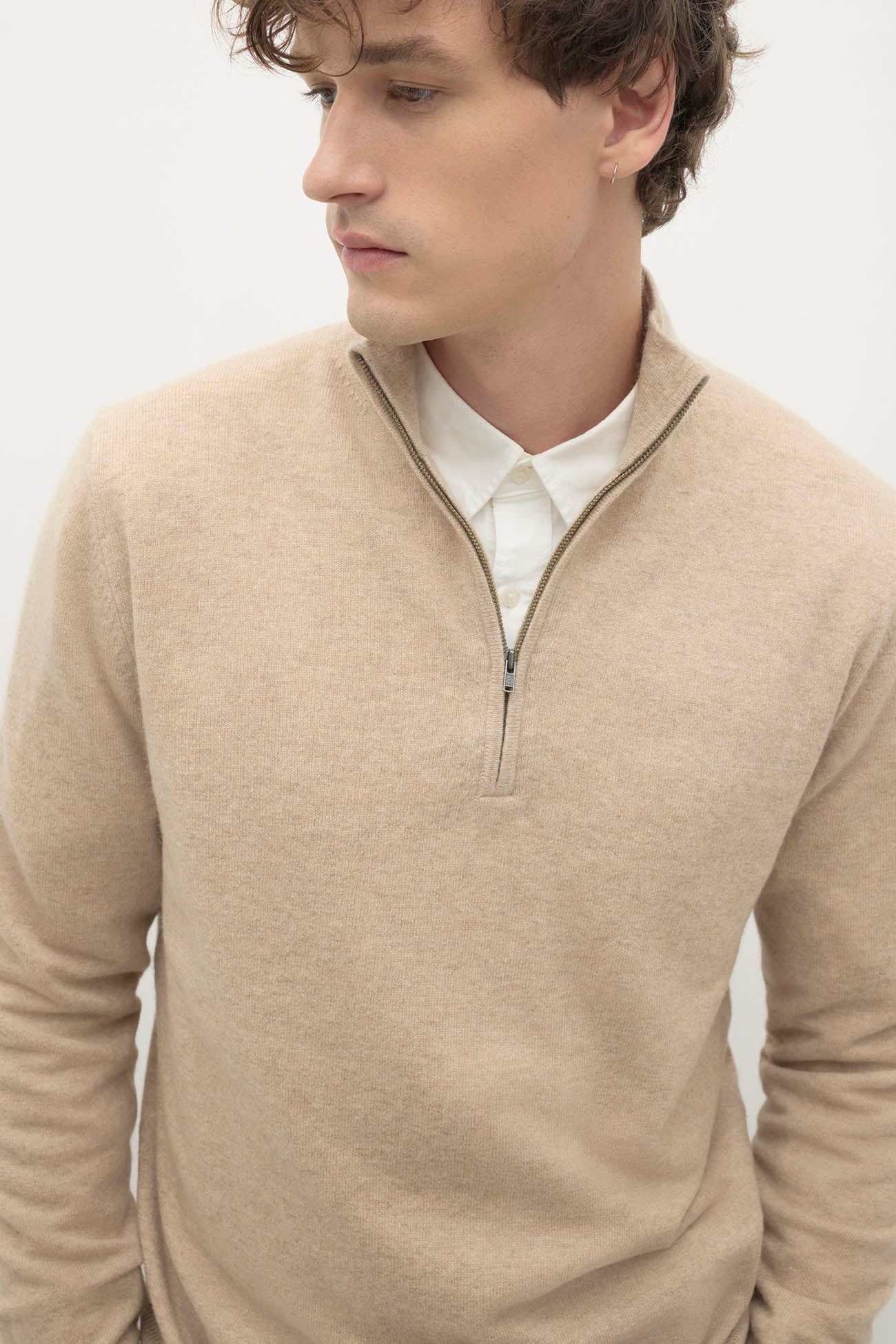 PHILLIP QUARTER-ZIP CASHMERE SWEATER - Image 35
