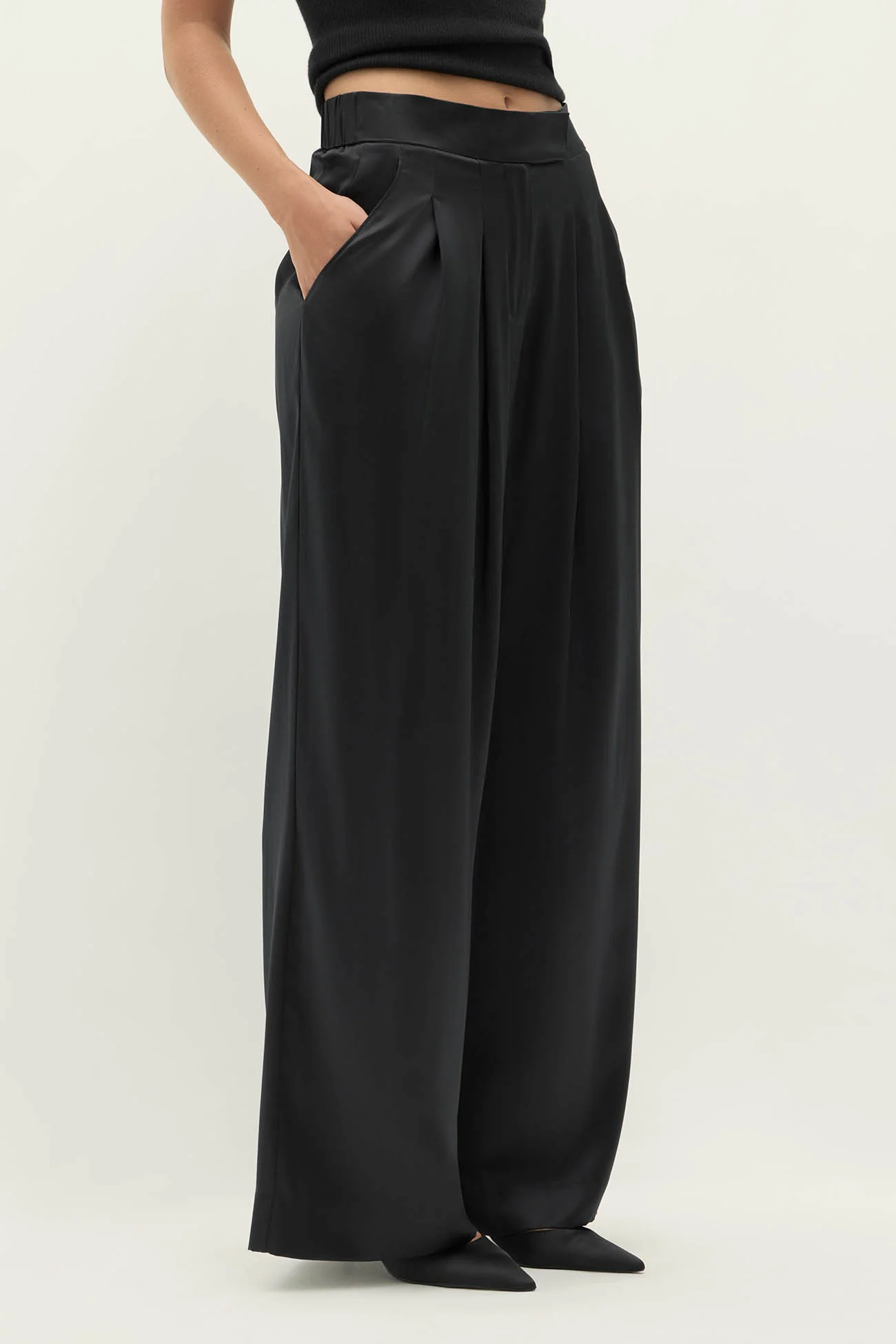 ROSALIE SILK TROUSER - Image 3