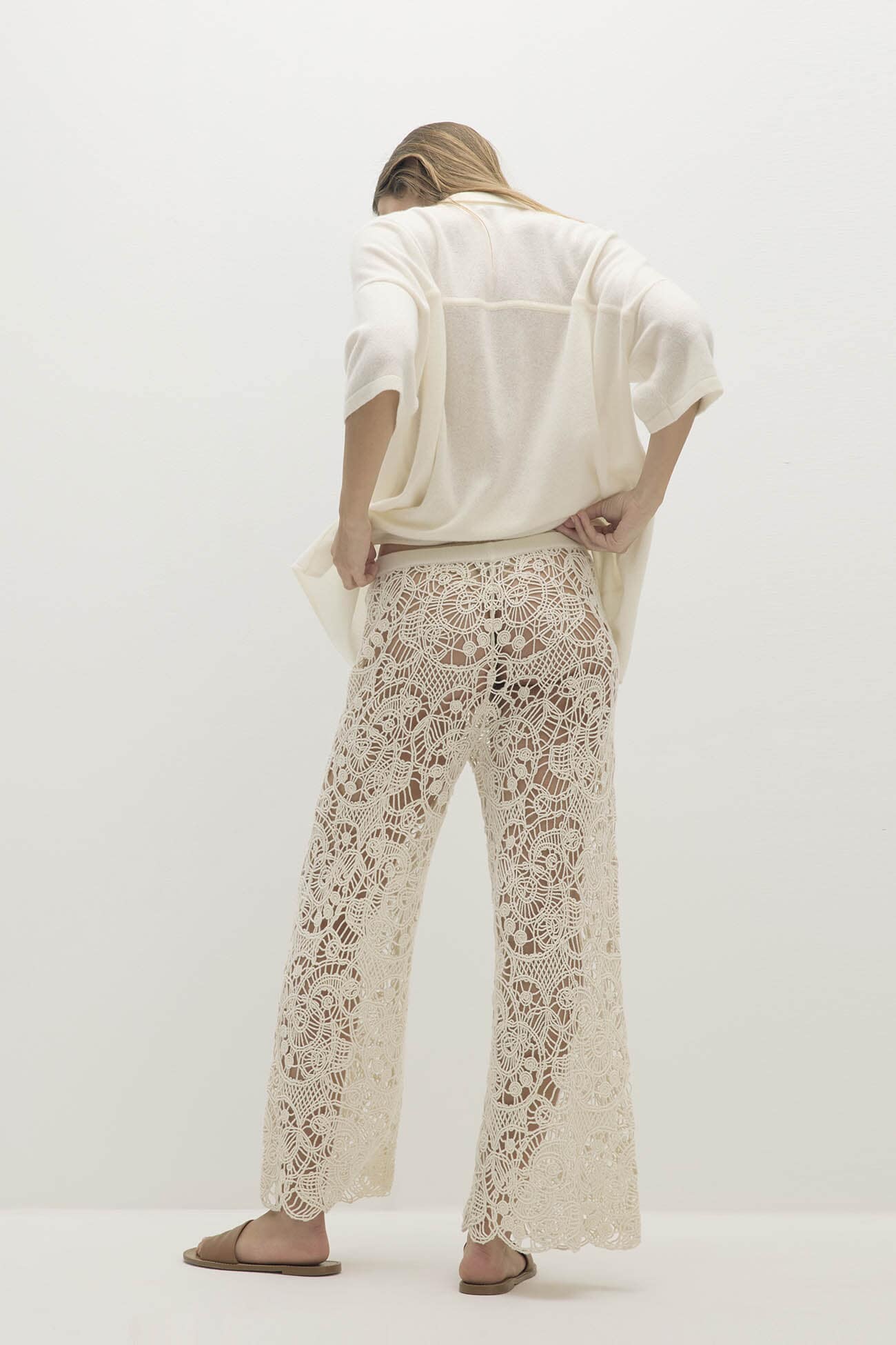 RUE BUTTON-UP CASHMERE TOP - Image 3