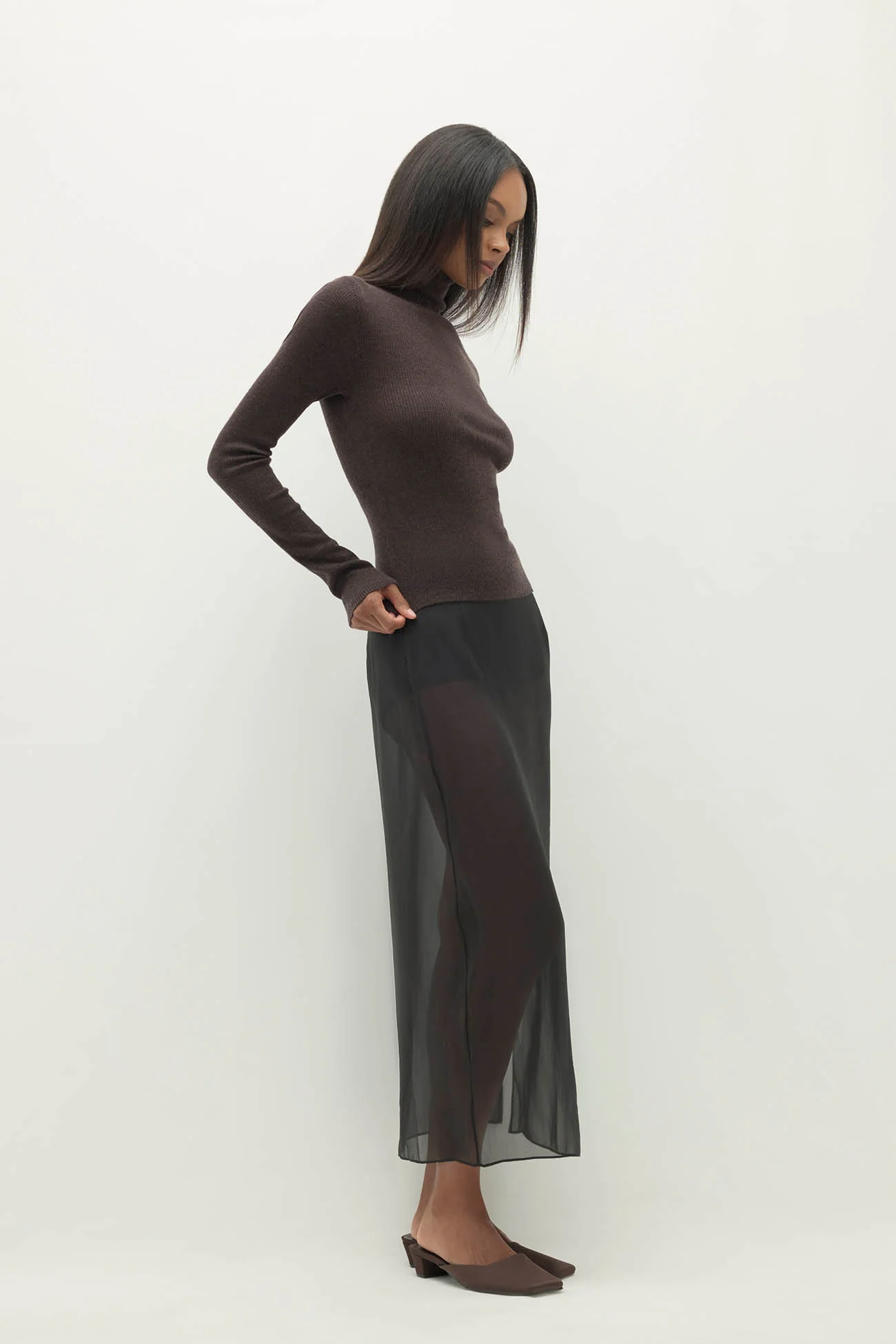 RUMER FITTED CASHMERE TURTLENECK - Image 10