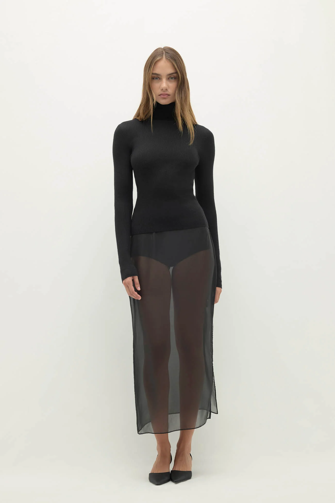RUMER FITTED CASHMERE TURTLENECK - Image 12