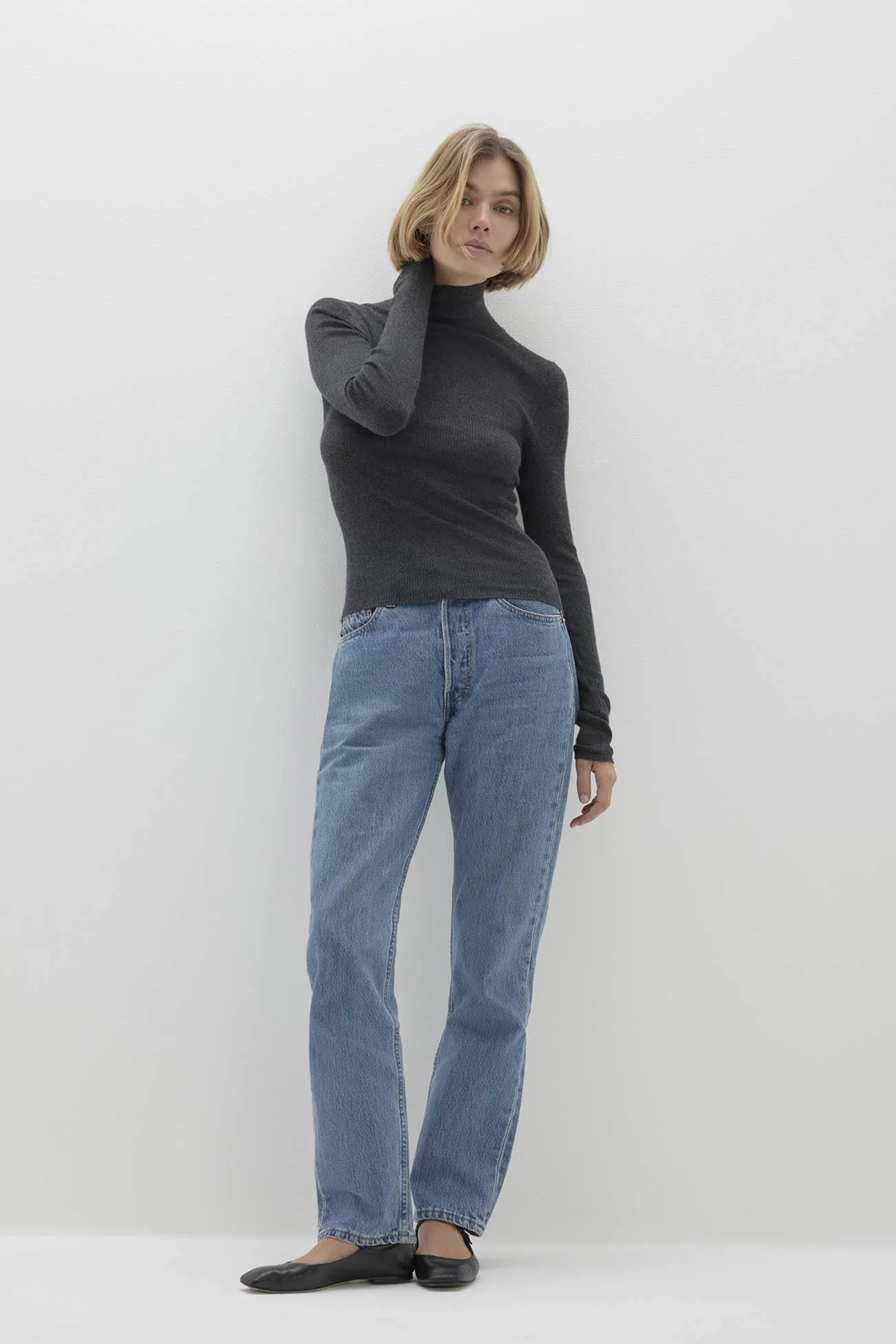 RUMER FITTED CASHMERE TURTLENECK - Image 37