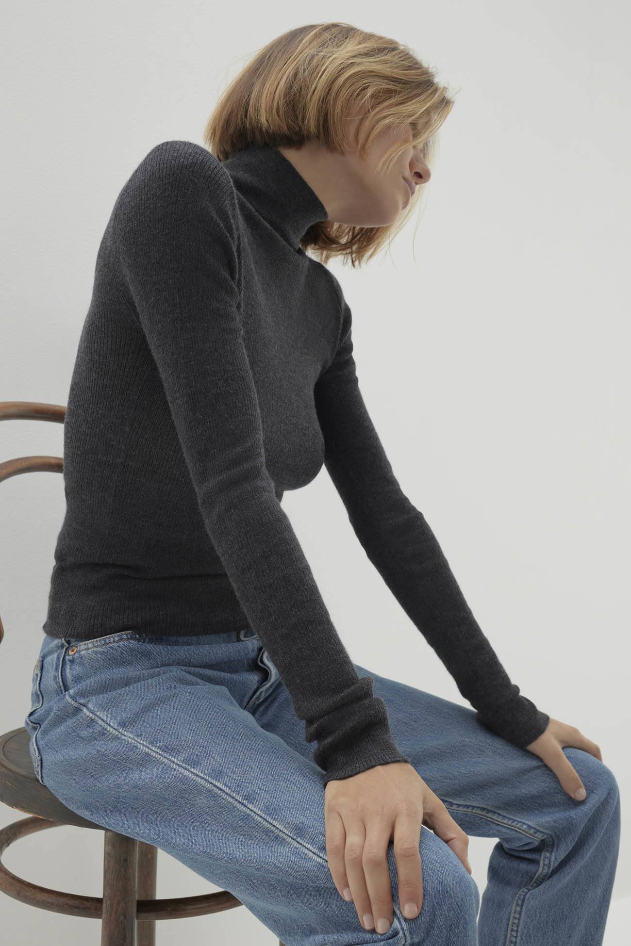 RUMER FITTED CASHMERE TURTLENECK - Image 39