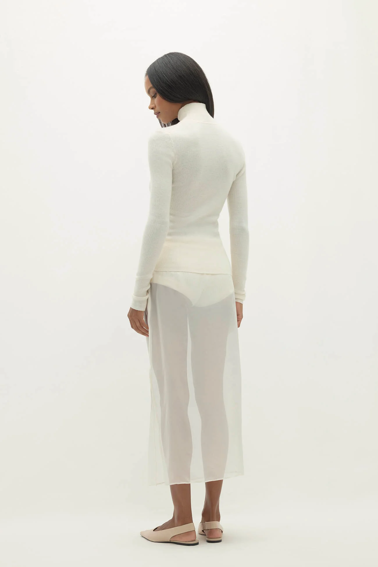 RUMER FITTED CASHMERE TURTLENECK - Image 4