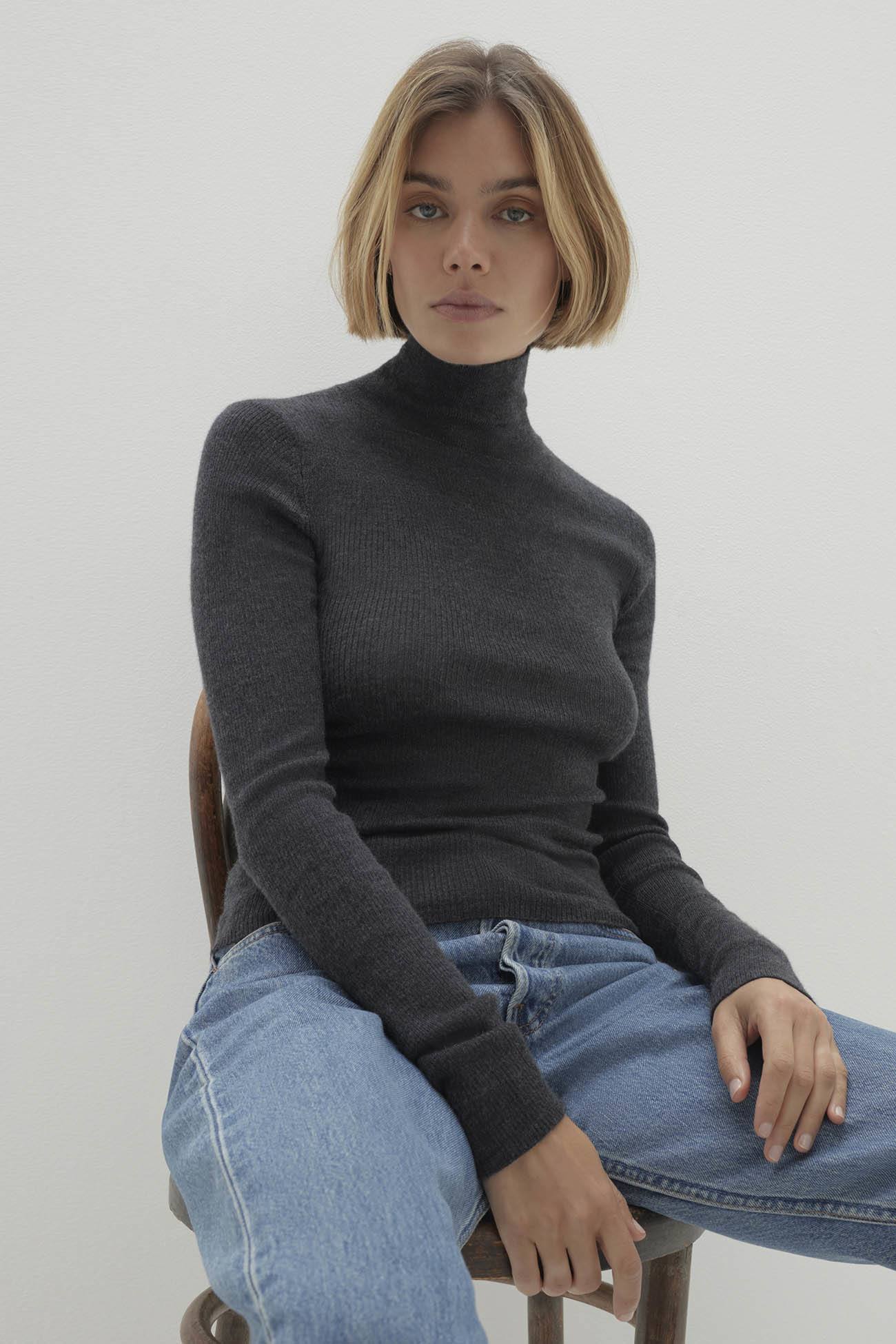 RUMER FITTED CASHMERE TURTLENECK - Image 40