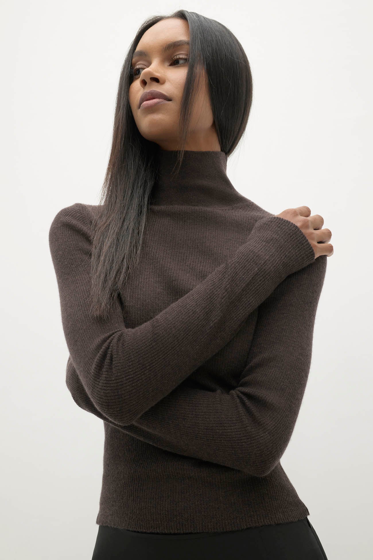 RUMER FITTED CASHMERE TURTLENECK - Image 9