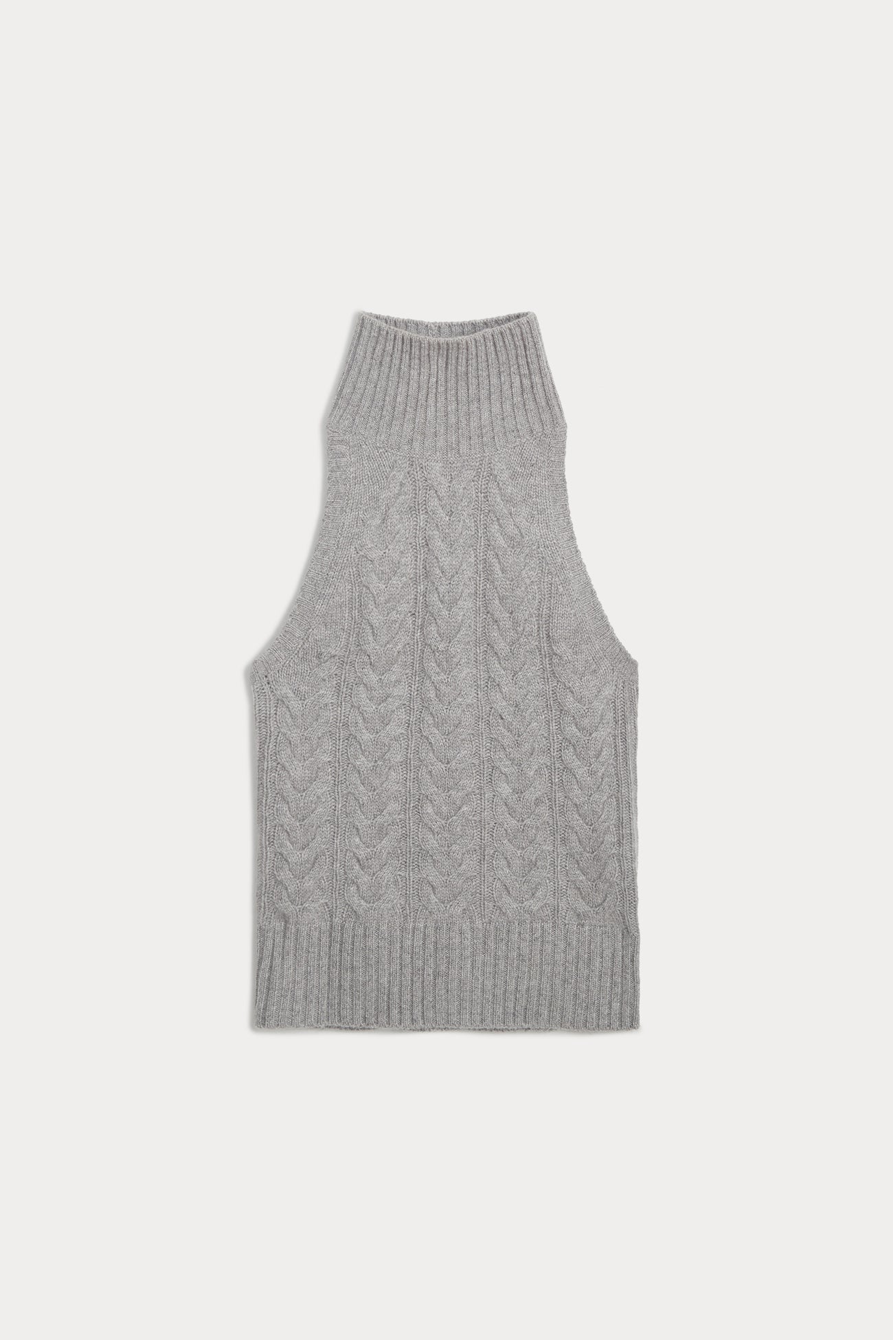 RUNA CABLE KNIT CASHMERE HALTER - Image 10