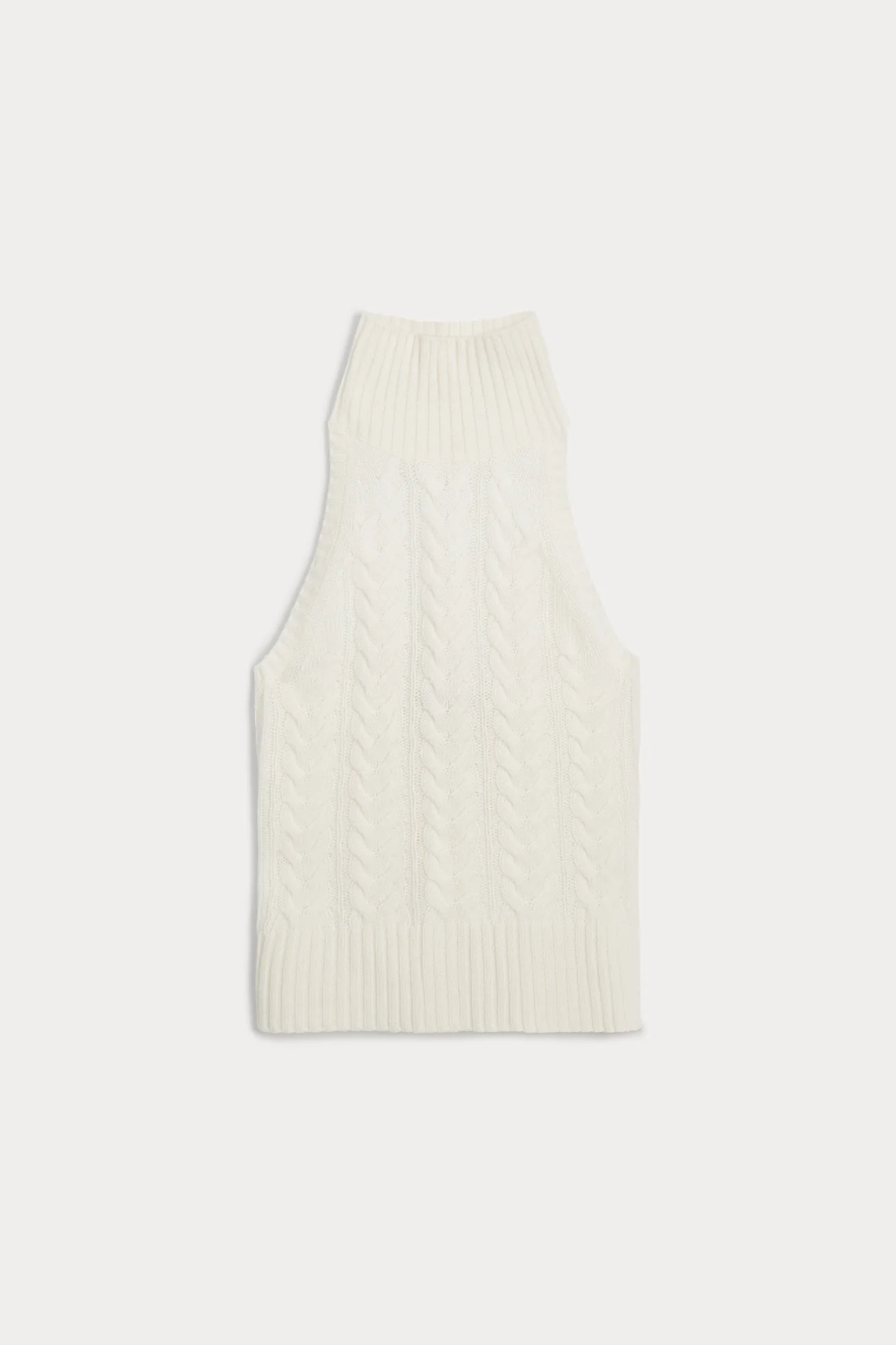 RUNA CABLE KNIT CASHMERE HALTER - Image 5
