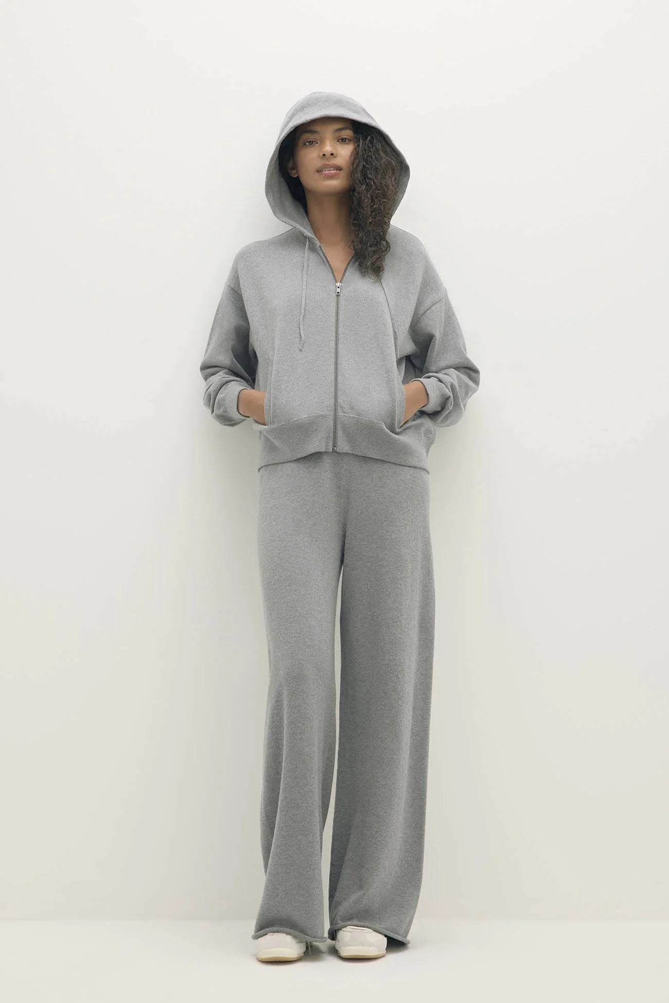 SERENA COTTON CASHMERE ZIP-UP HOODIE - Image 20