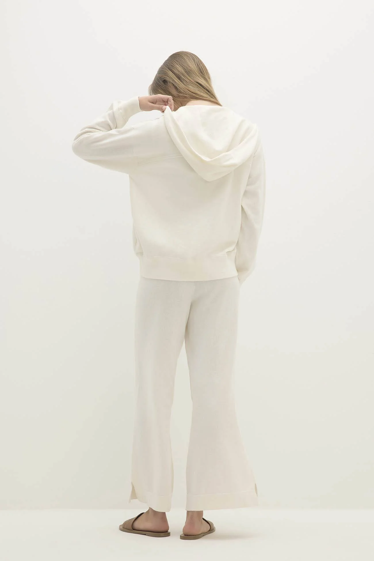 SERENA COTTON CASHMERE ZIP-UP HOODIE - Image 11