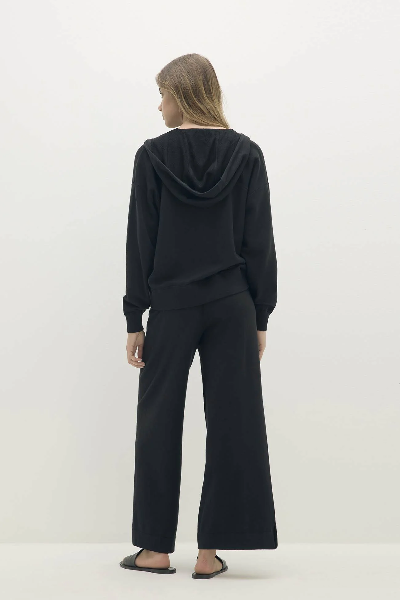 SERENA COTTON CASHMERE ZIP-UP HOODIE - Image 6