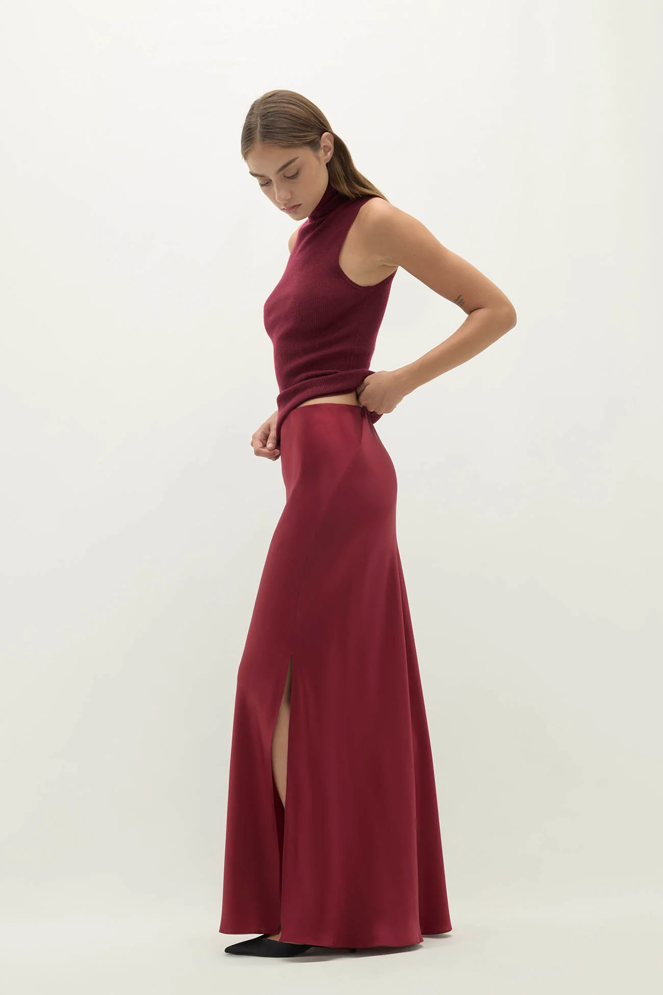 SIREN SILK MAXI SKIRT - Image 23