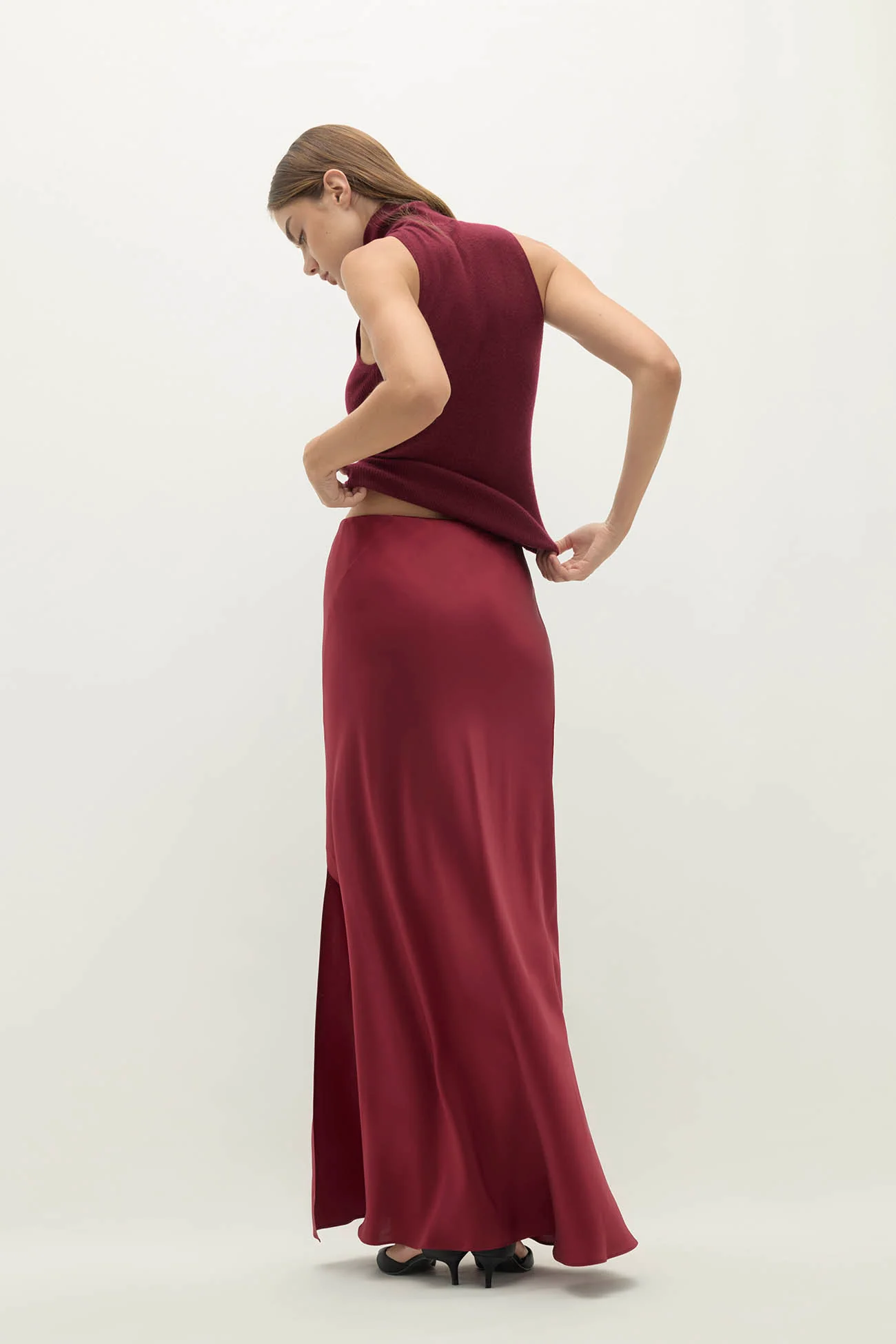 SIREN SILK MAXI SKIRT - Image 24