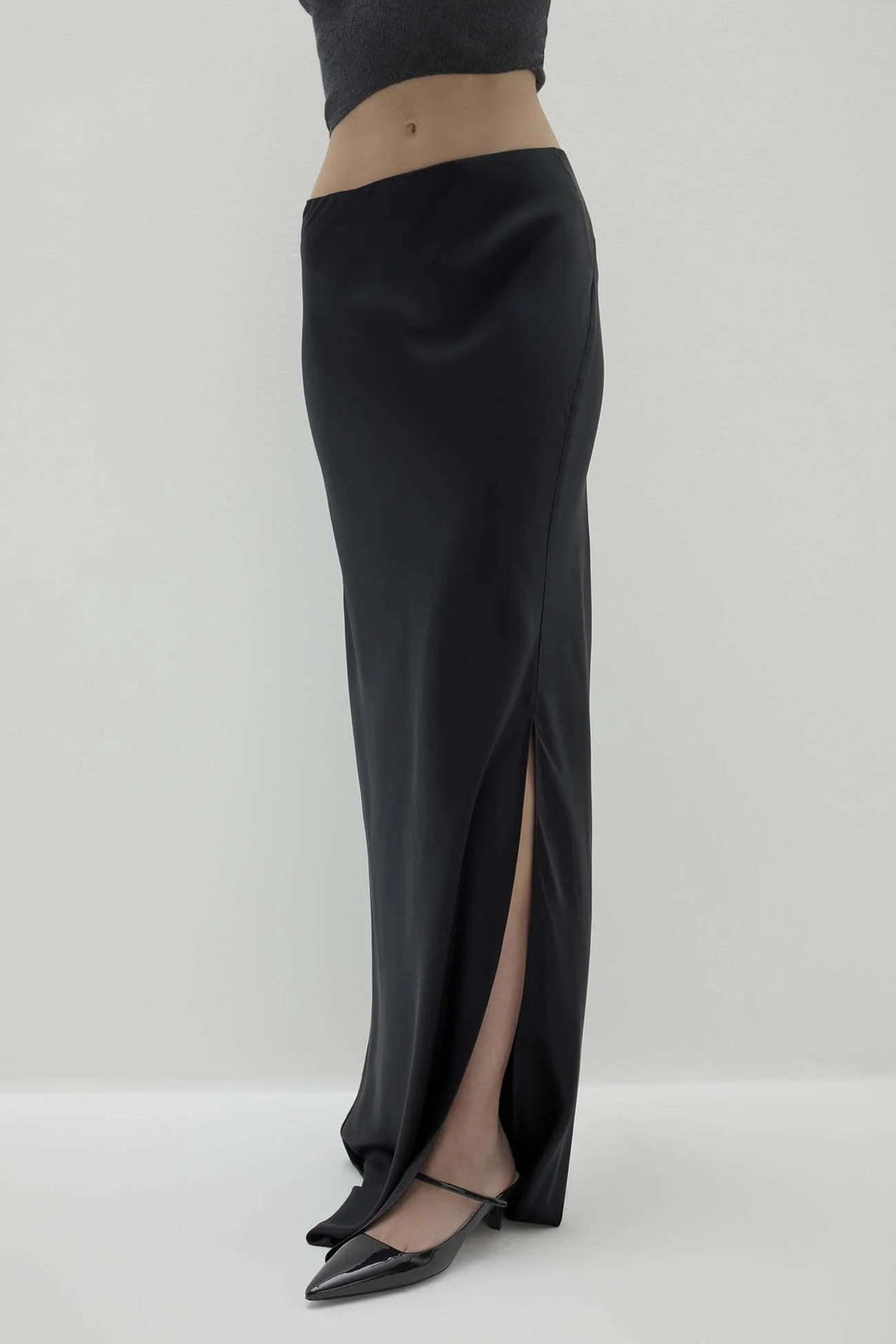 SIREN SILK MAXI SKIRT - Image 4
