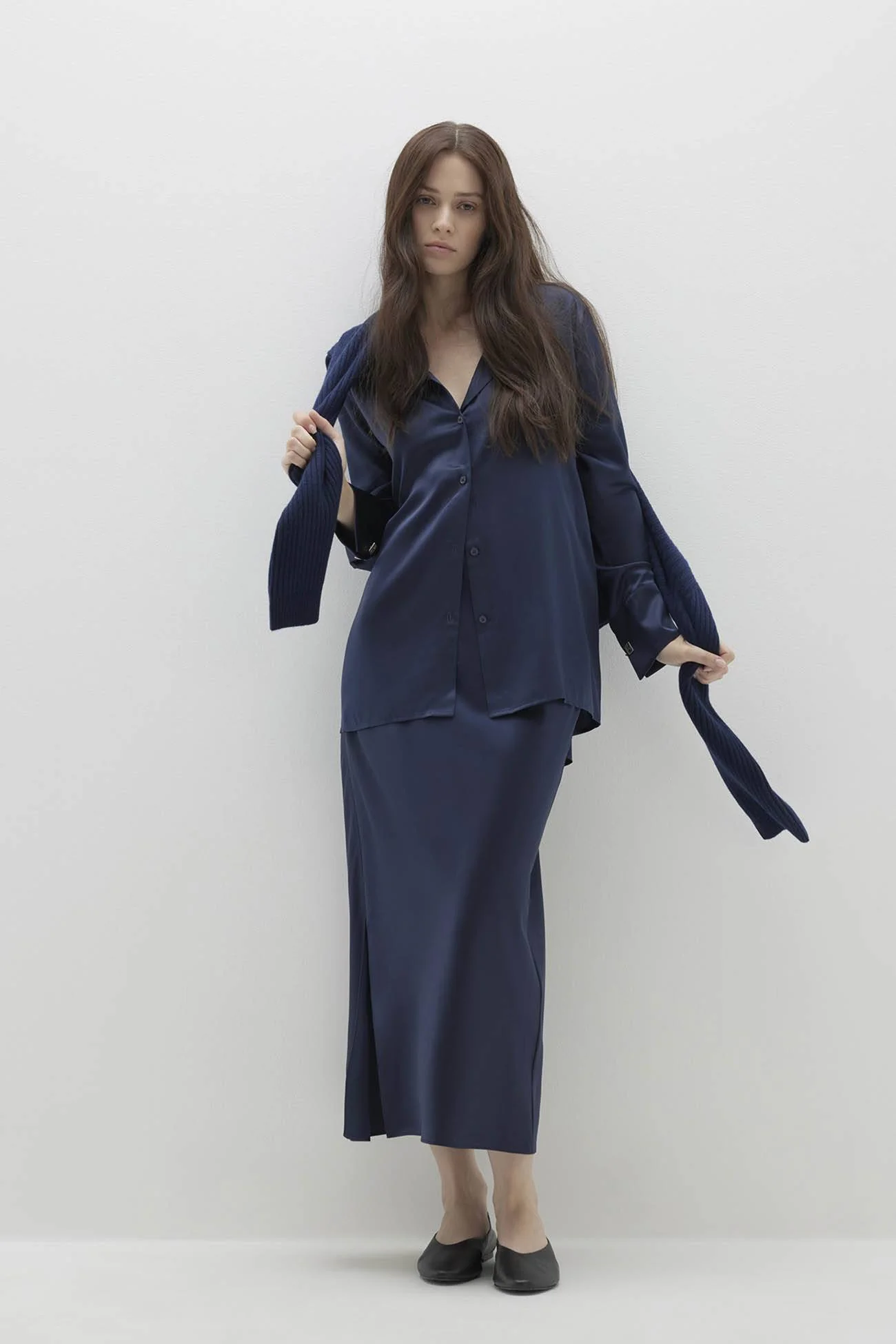 SUVI SILK BUTTON-UP SHIRT - Image 13