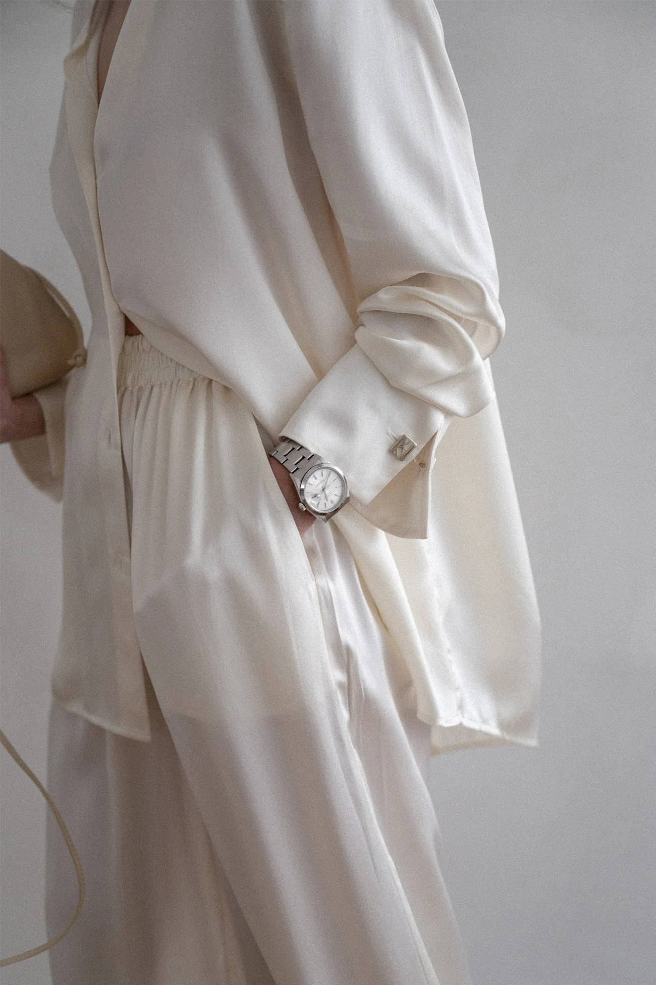 SUVI SILK BUTTON-UP SHIRT - Image 7