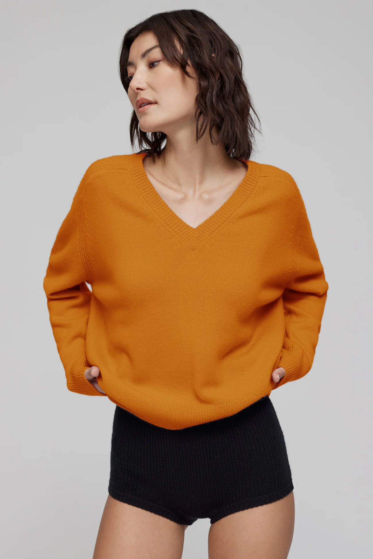 SYDNEY V-NECK CASHMERE SWEATER - Image 28