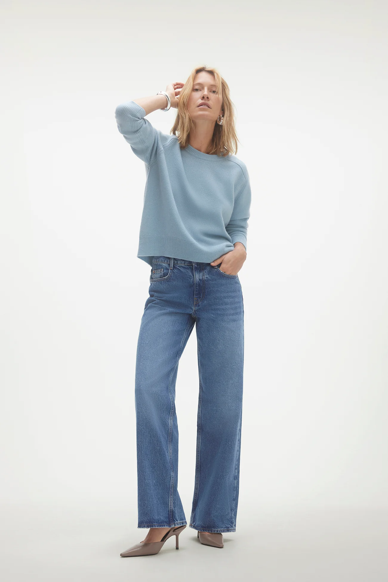 TAMMY CASHMERE CREWNECK SWEATER - Image 5