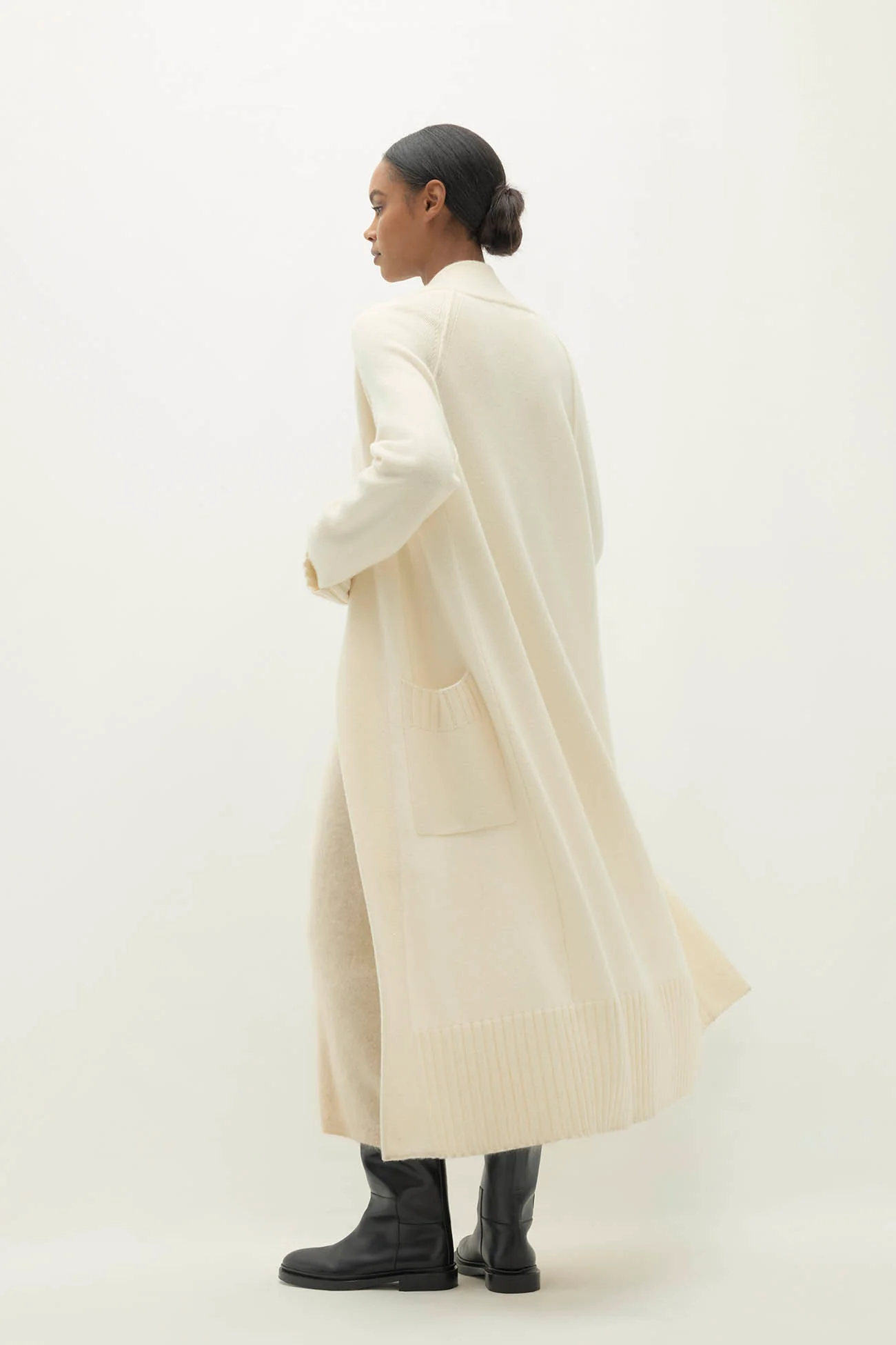 TILYN LONGLINE CASHMERE CARDIGAN - Image 11