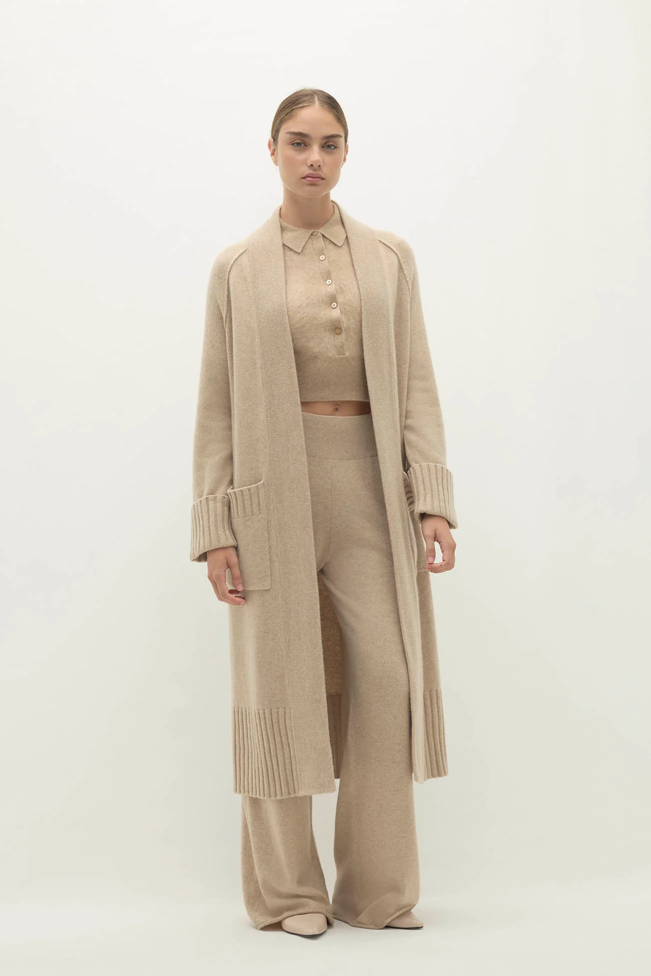 TILYN LONGLINE CASHMERE CARDIGAN - Image 14