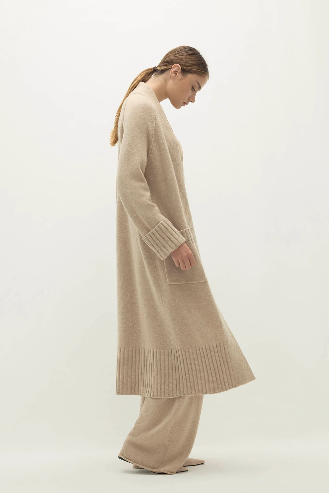 TILYN LONGLINE CASHMERE CARDIGAN - Image 17