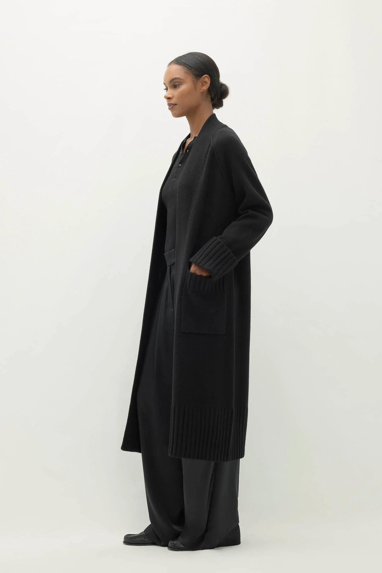 TILYN LONGLINE CASHMERE CARDIGAN - Image 3